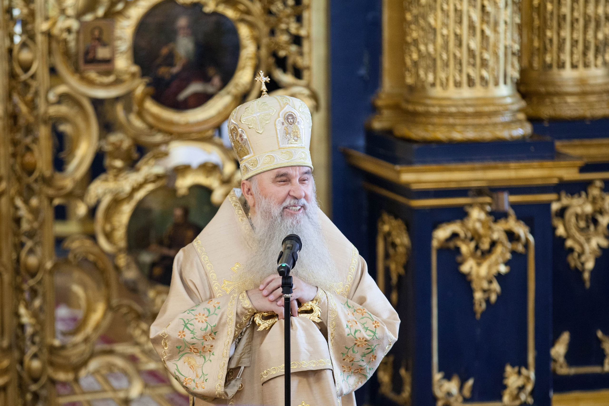 МИТРОПОЛИТ ВАРСОНОФИЙ СОВЕРШИЛ БОЖЕСТВЕННУЮ ЛИТУРГИЮ В НИКОЛО-БОГОЯВЛЕНСКОМ СОБОРЕ. НИКОЛО-БОГОЯВЛЕНСКИЙ МОРСКОЙ СОБОР