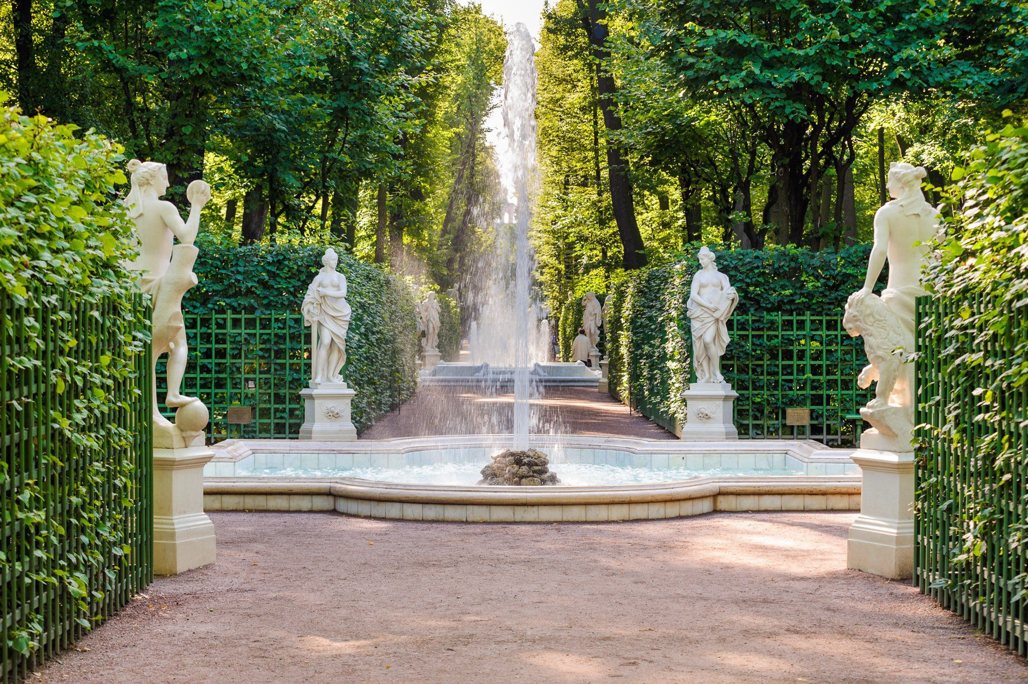 Съёмки в парках и садах Петербурга