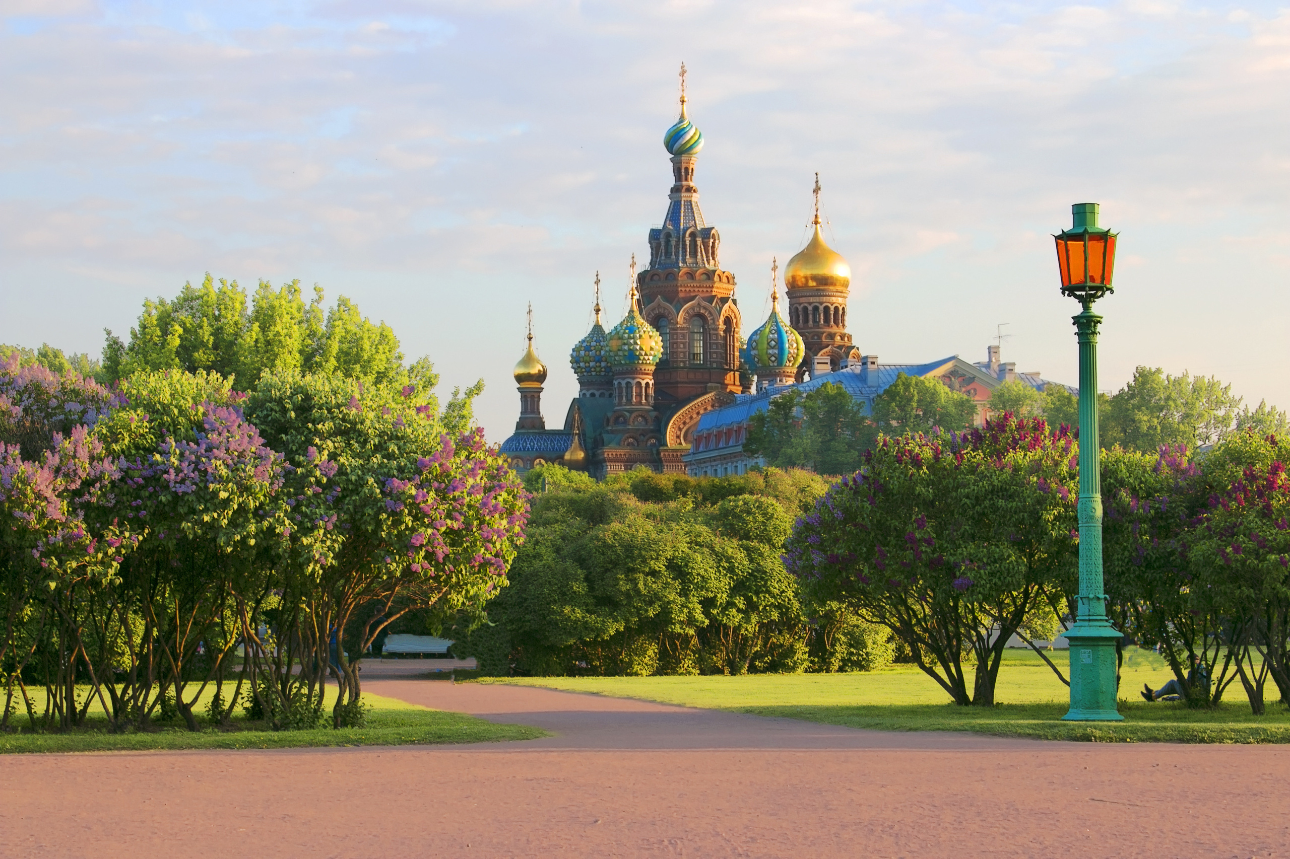 Съёмки в парках и садах Петербурга