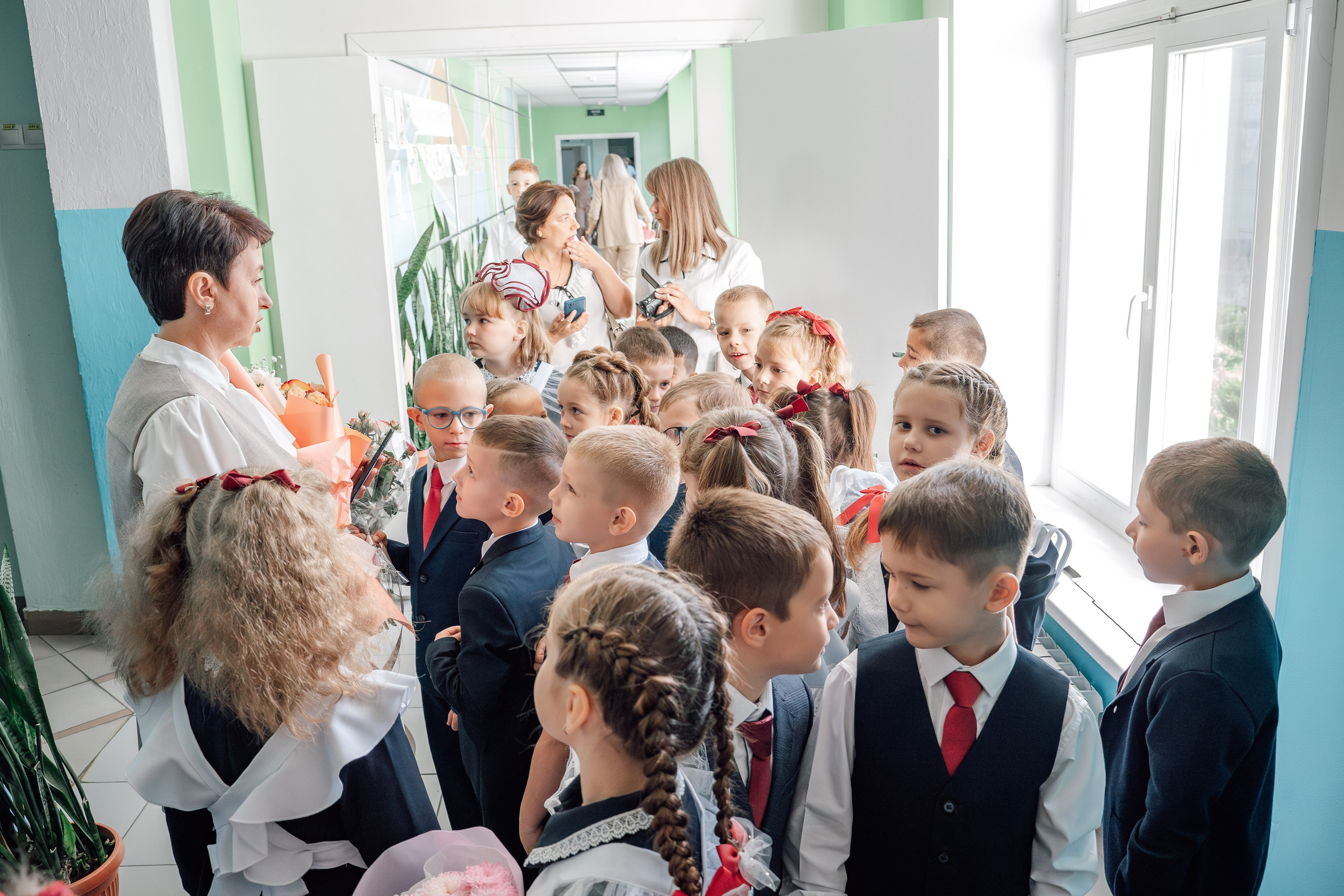 Первоклашки. Фотограф Юлия Паськова, город Бирюч