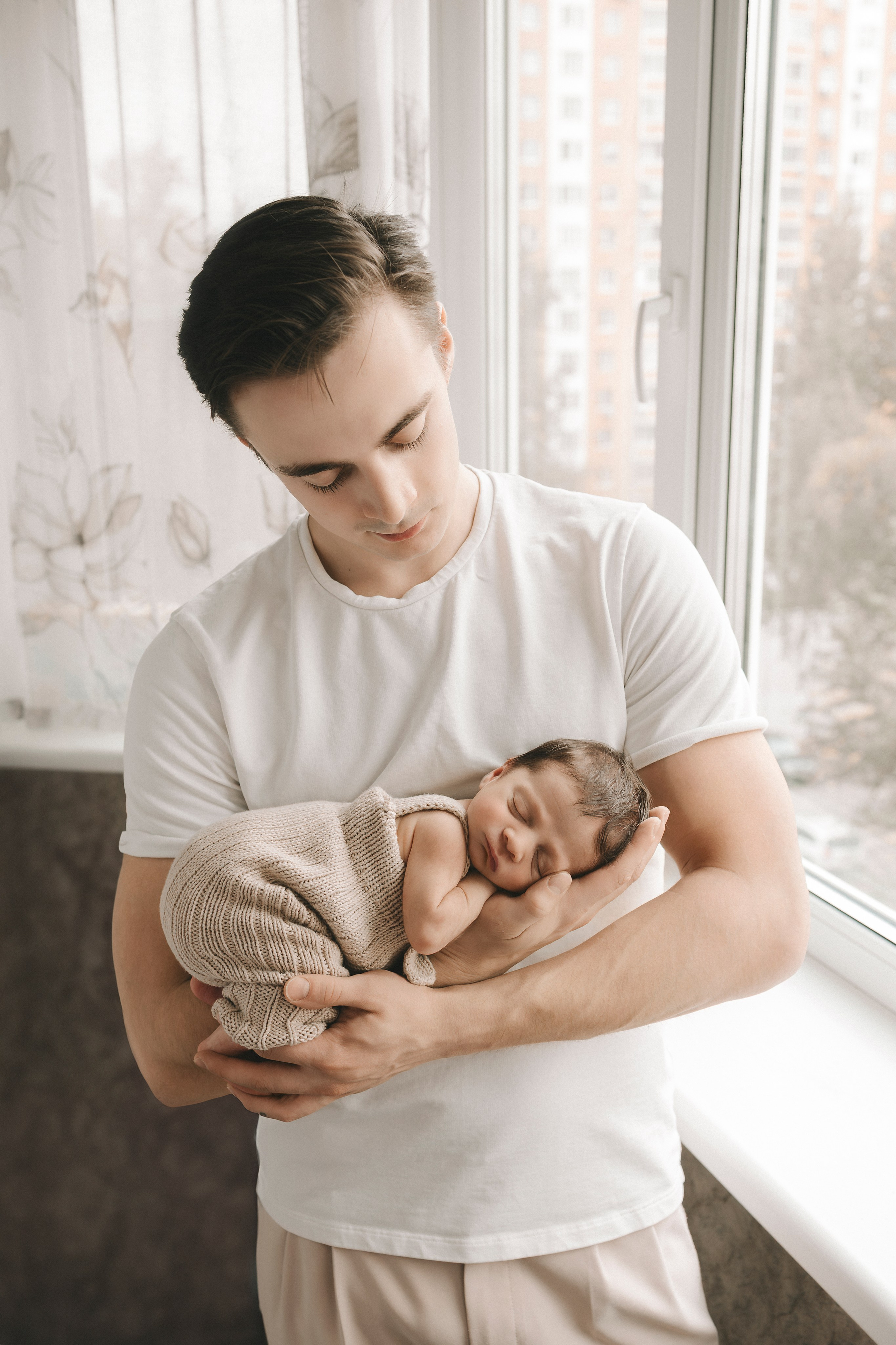 Георгий Куница с сыном