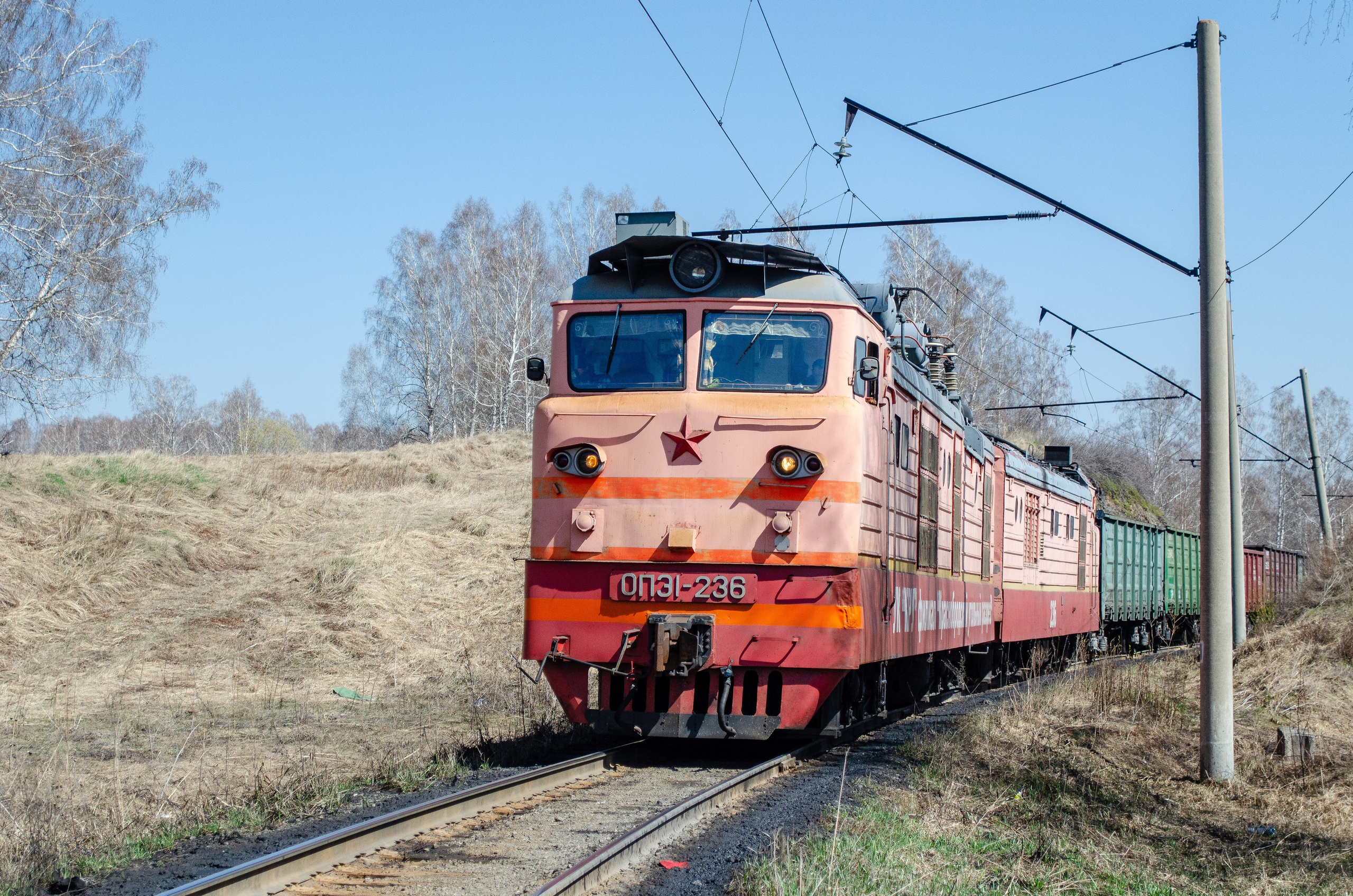 В погонях за уникальным локомотивом ОПЭ1. Кемеровская область. Данила Попов • Фотограф Хакасия •