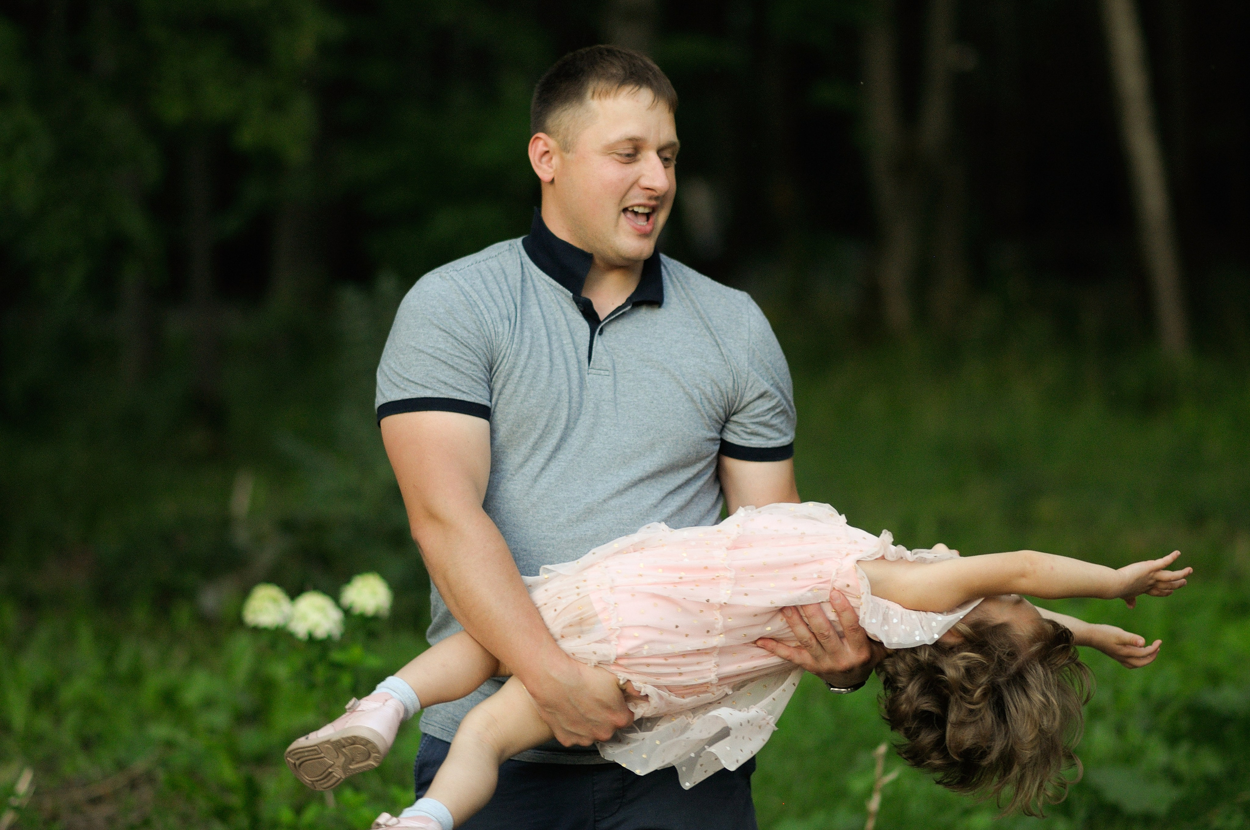 Семейная фотосессия на закате Парк Швейцария Нижний Новгород