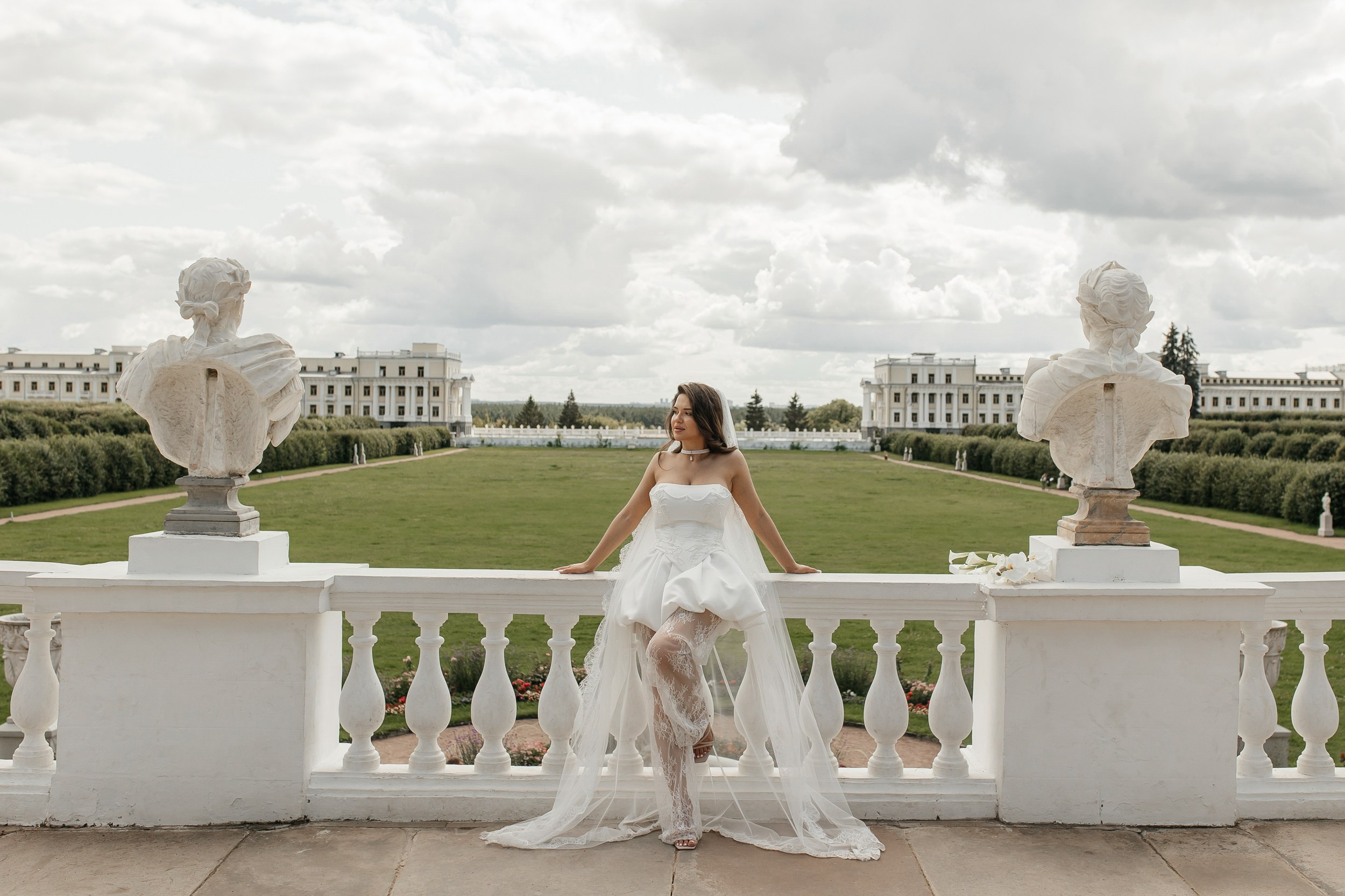 Свадебная фотосессия в усадьбе Архангельское