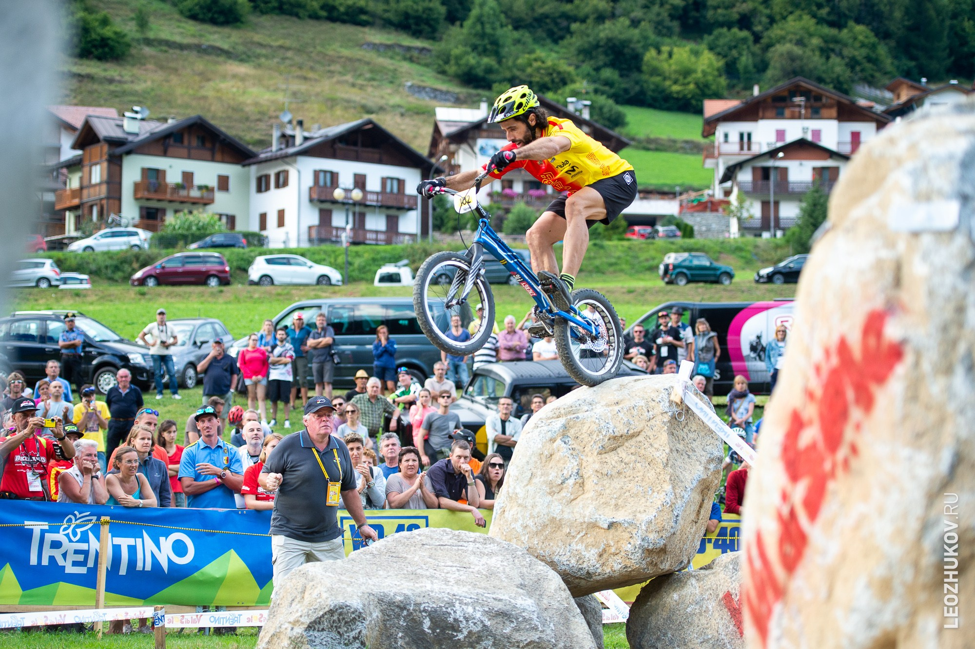 UCI Trials World Championships 2016 — finals. Sports photographer Leonid Zhukov