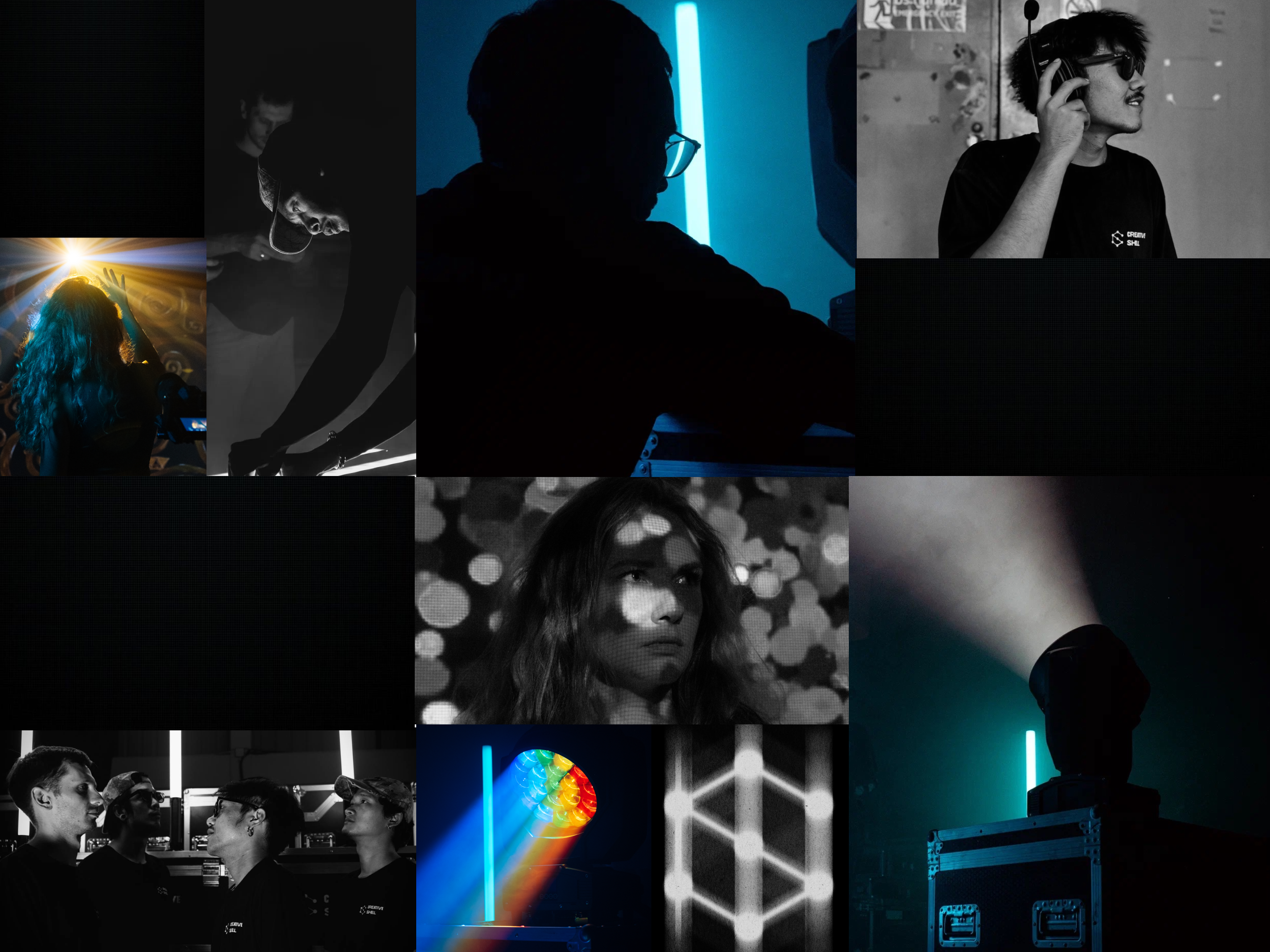 Rent high-quality audio, lighting, and visual equipment, LED screens, in Thailand. Rent equipment for events. CREATIVE SHELL BANGKOK