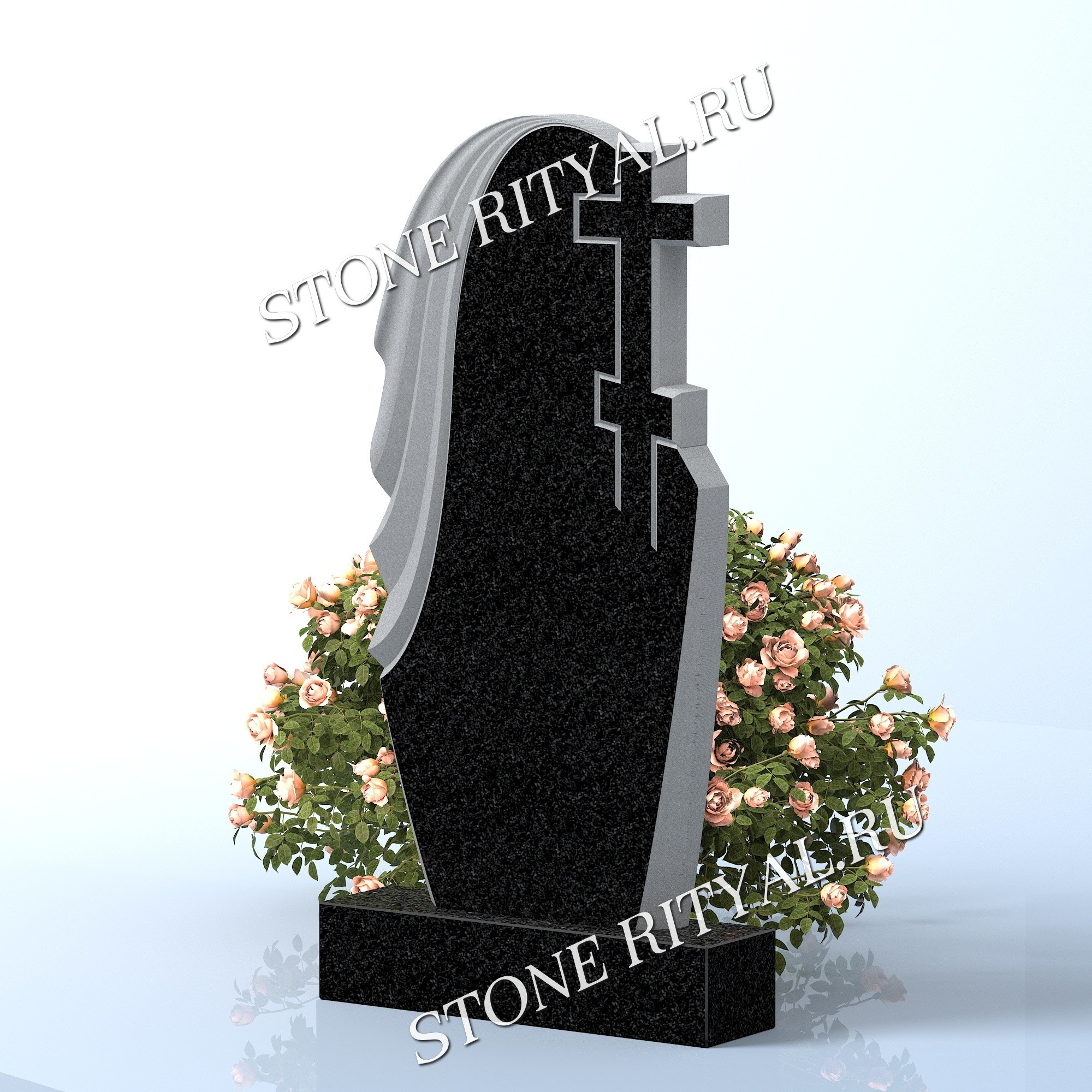 Вертикальные памятники фигурные. Изготовление и установка памятников в Москве и МО