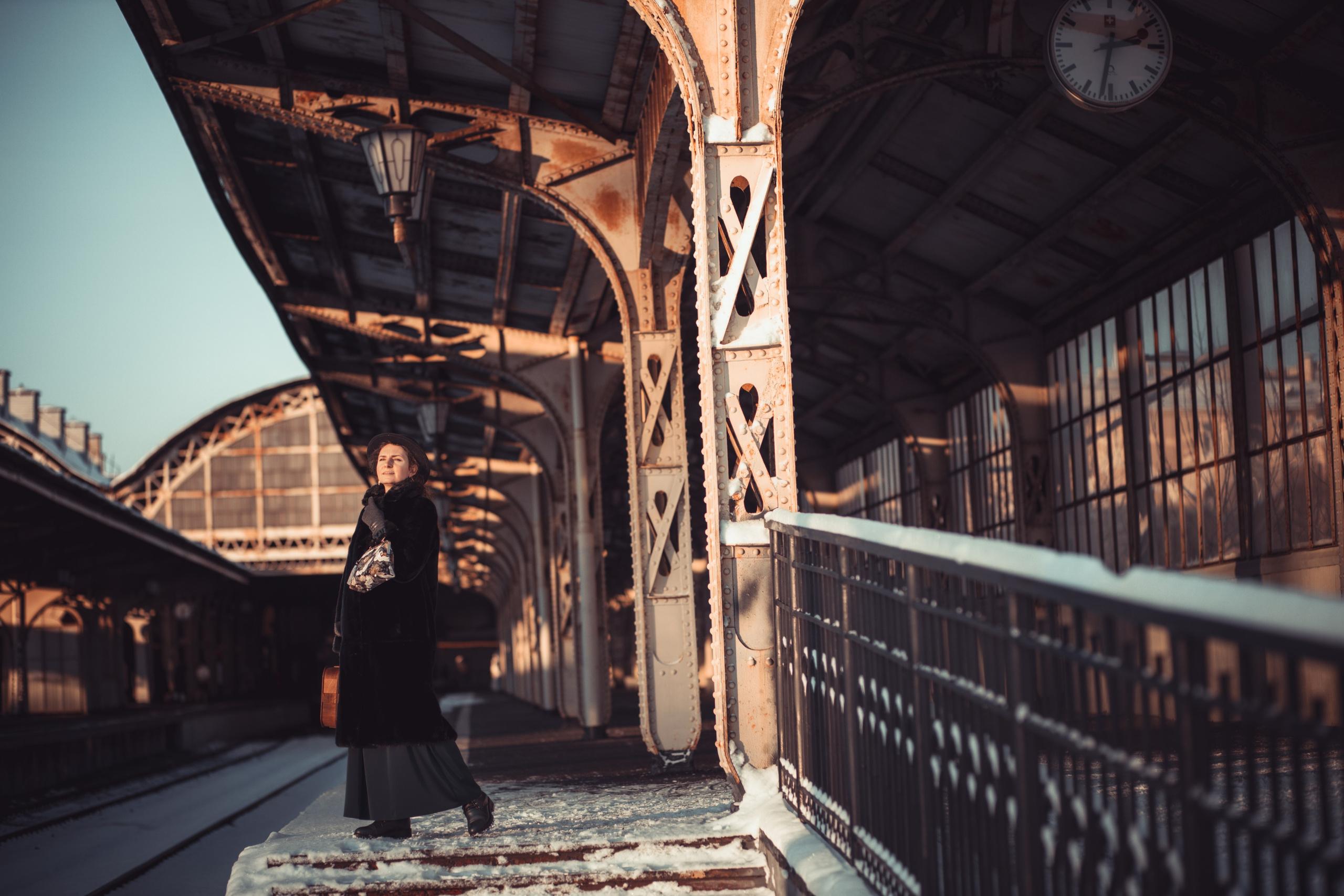 ФОТОСЕСИЯ НА ВИТЕБСКОМ ВОКЗАЛЕ СПБ