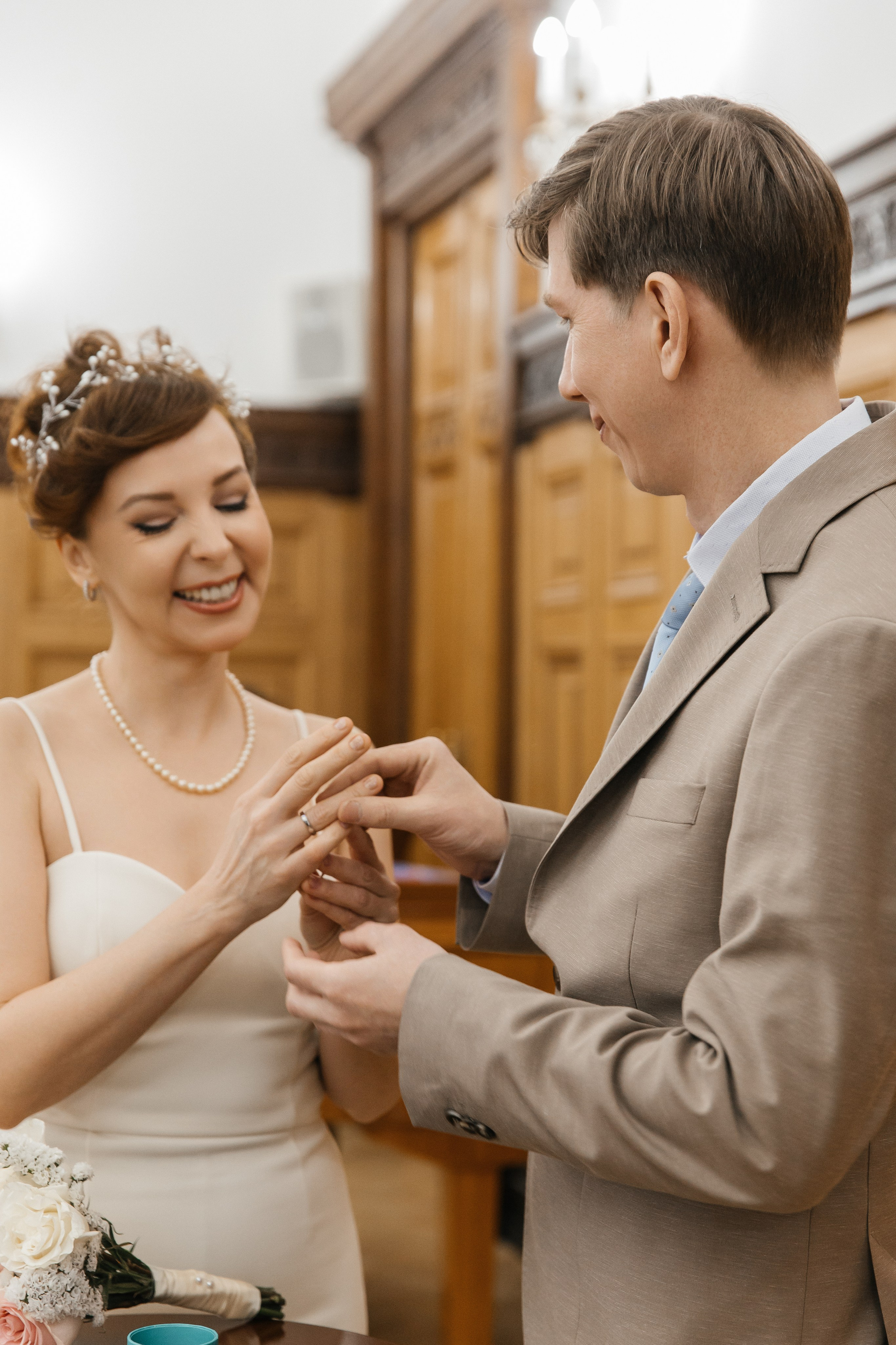 Свадебная фотосессия в Грибоедовском ЗАГСе (Дворец Бракосочетания № 1). Фотограф и видеограф Анна Домашенко