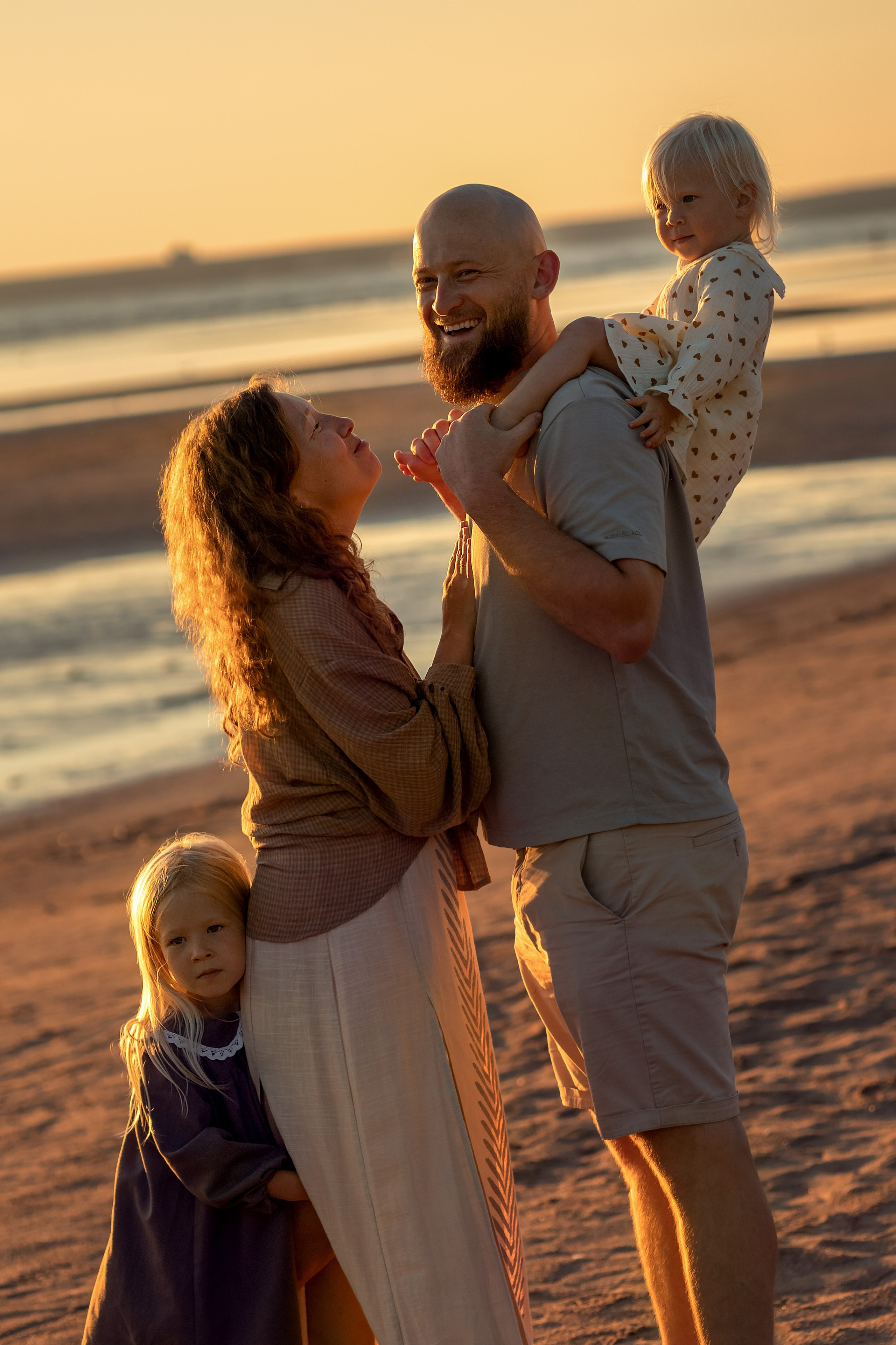 Золото Финского залива- семейная сьемка✨. Портретная съемка дома, на улице, в студии