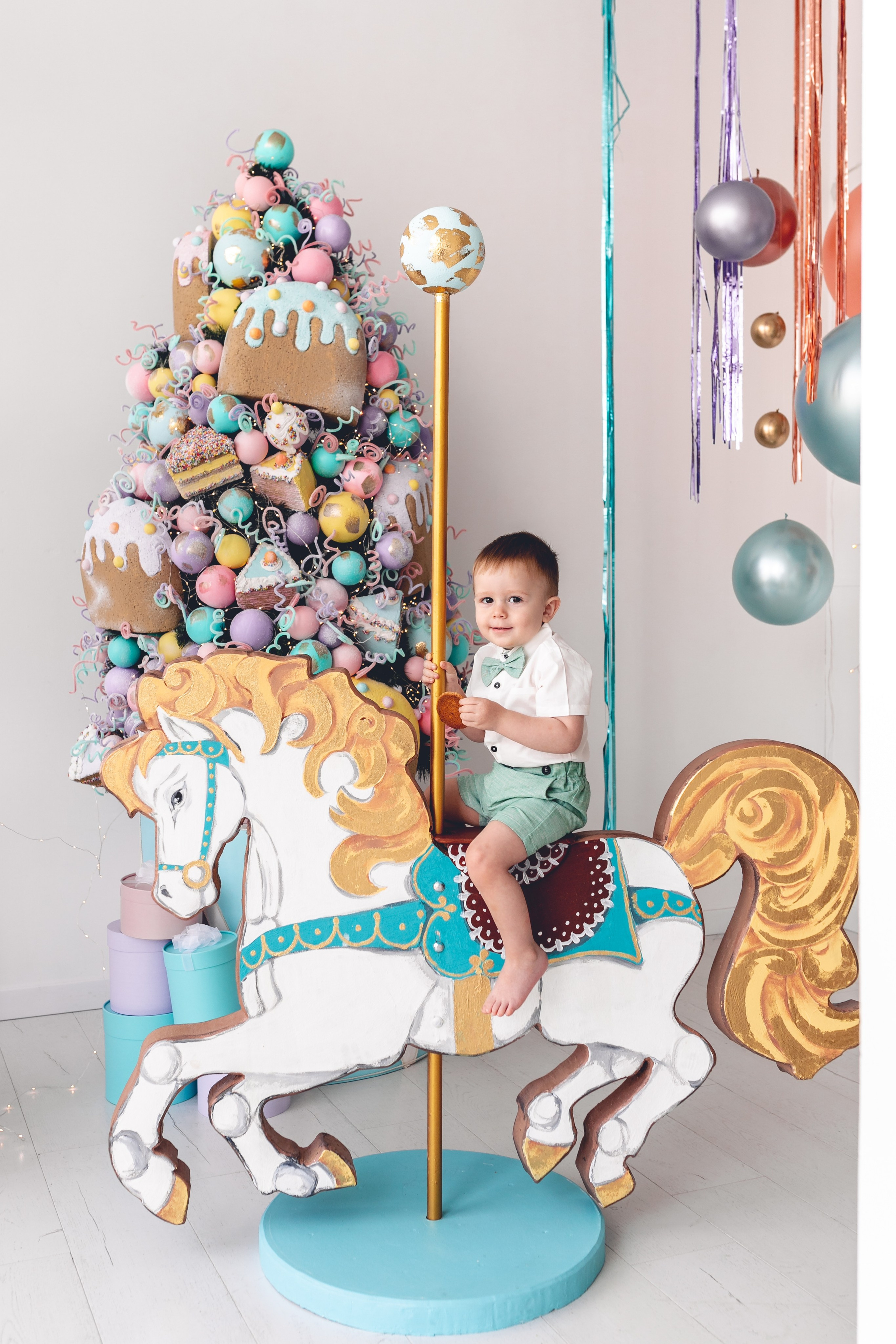 Новогодние съемки. Фотограф новорожденных в г. Барнаул Ренпенинг Катерина