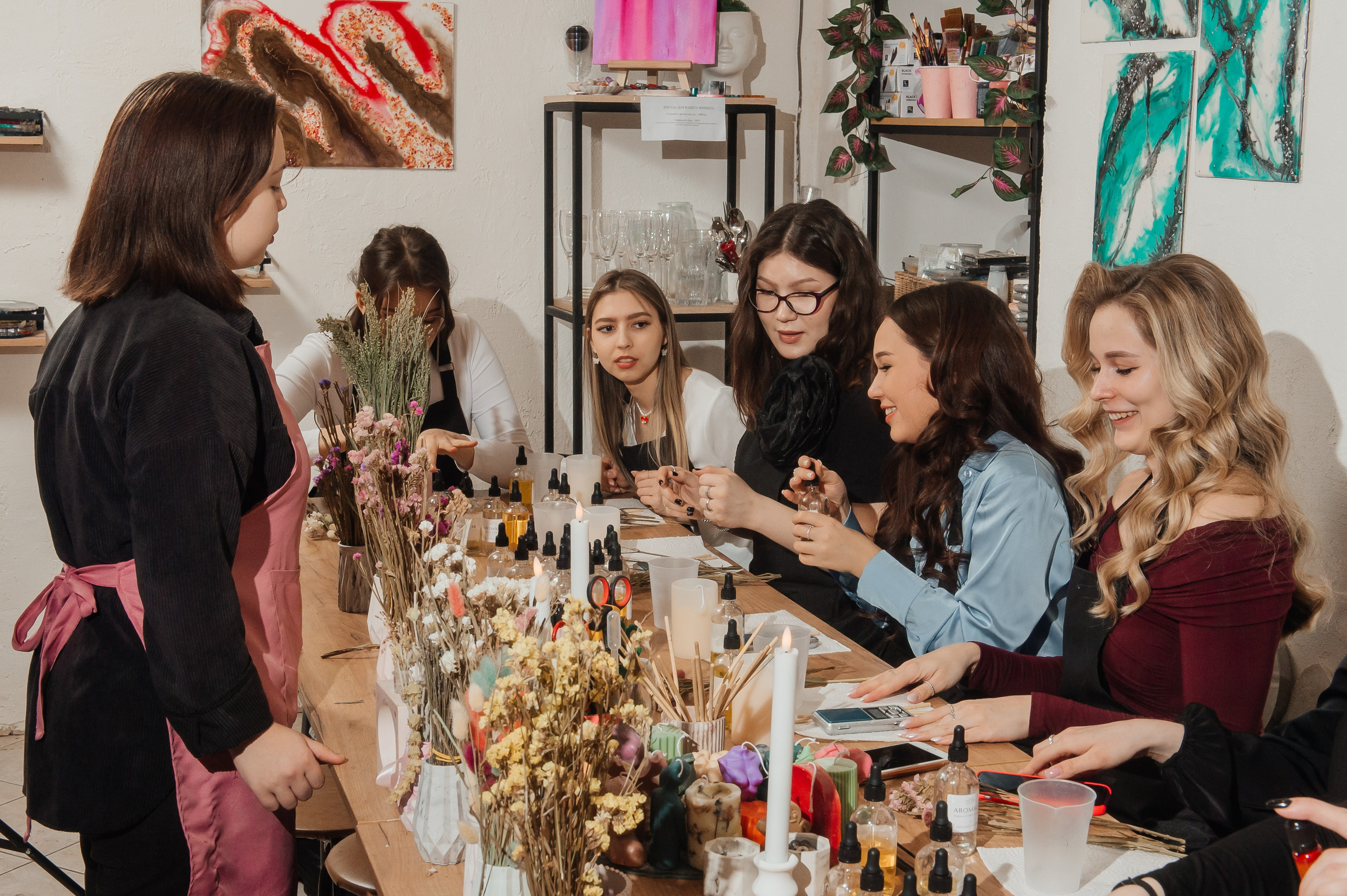 Мастер-класс по ботанической свече в Казани — AROMALAGE в гостях