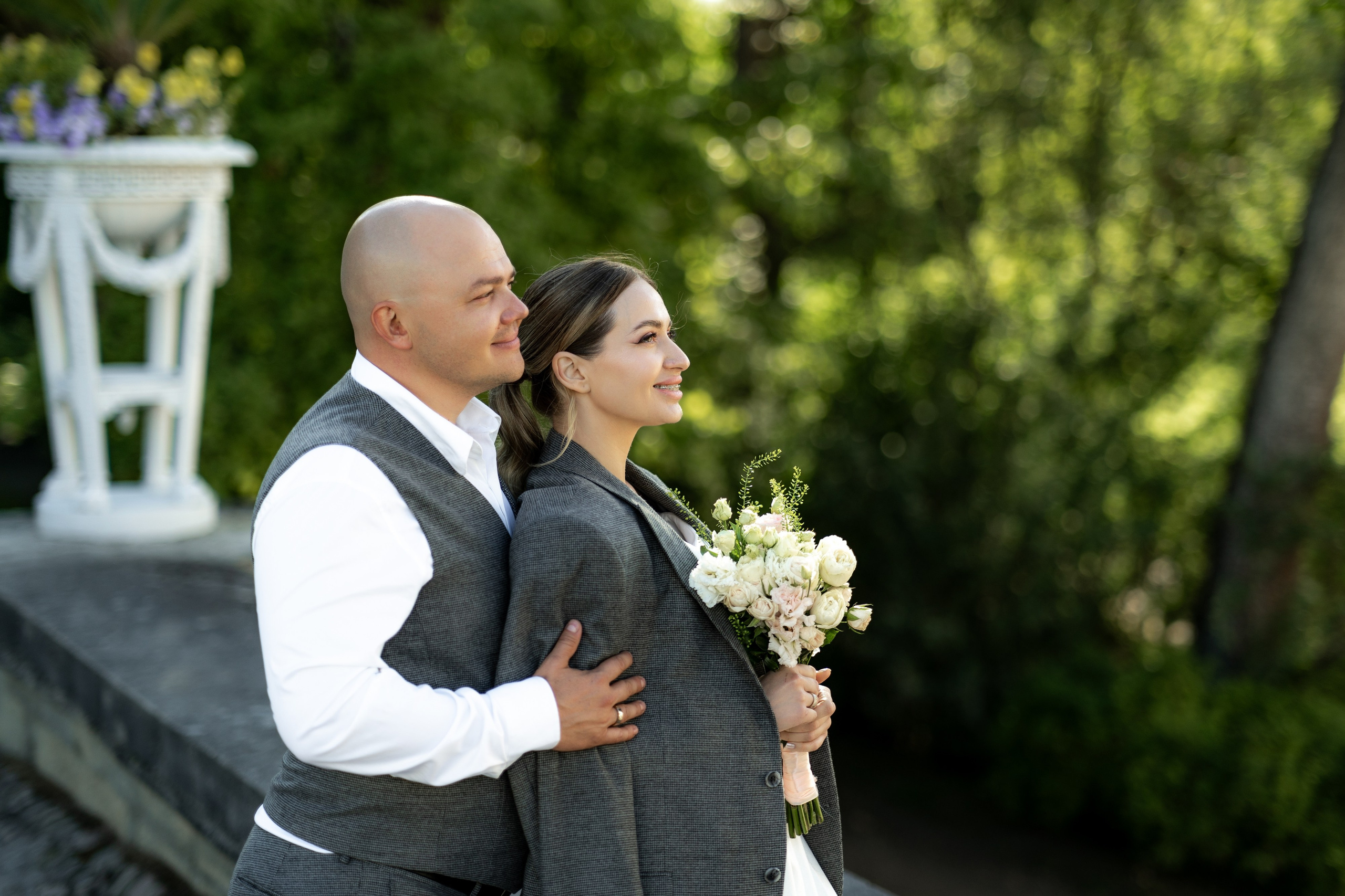 Примеры свадебной фотосессии в Екатерининском парке в Пушкине
