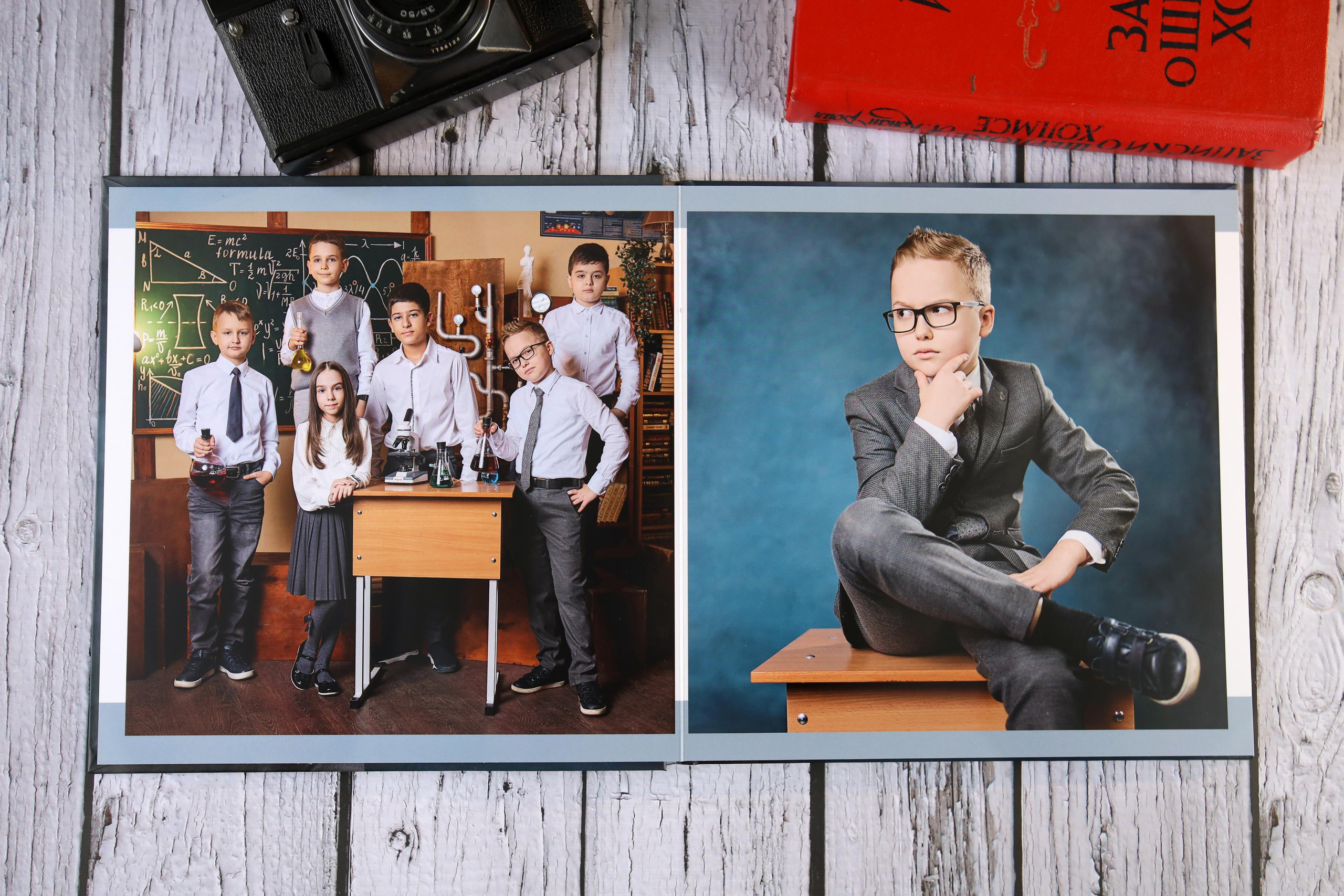 Фотокнига для самого творческого и креативного класса начальной школы. Выпускной альбом Новосибирск