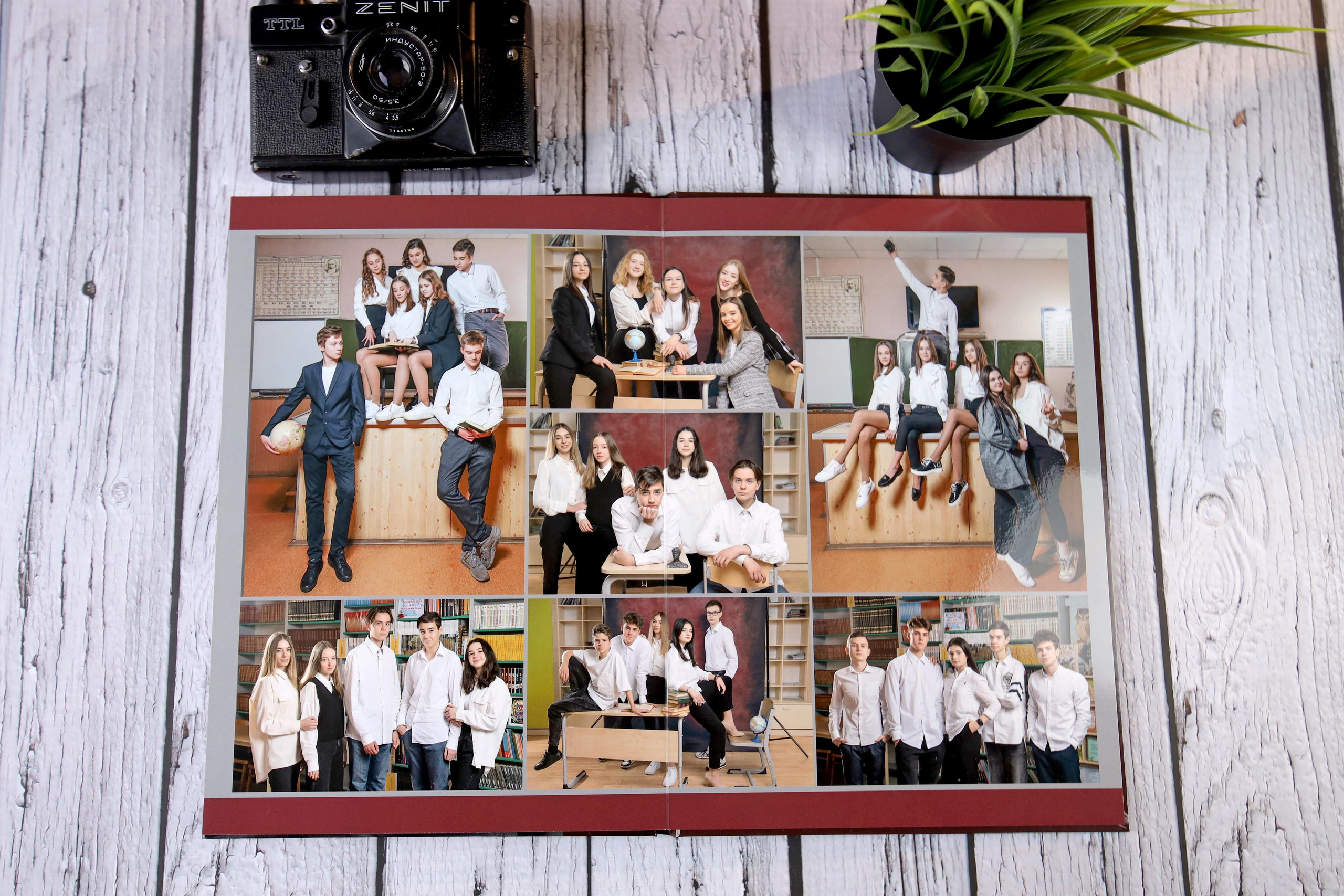 Фотокнига выпускника 11 класса. Выпускной альбом Новосибирск