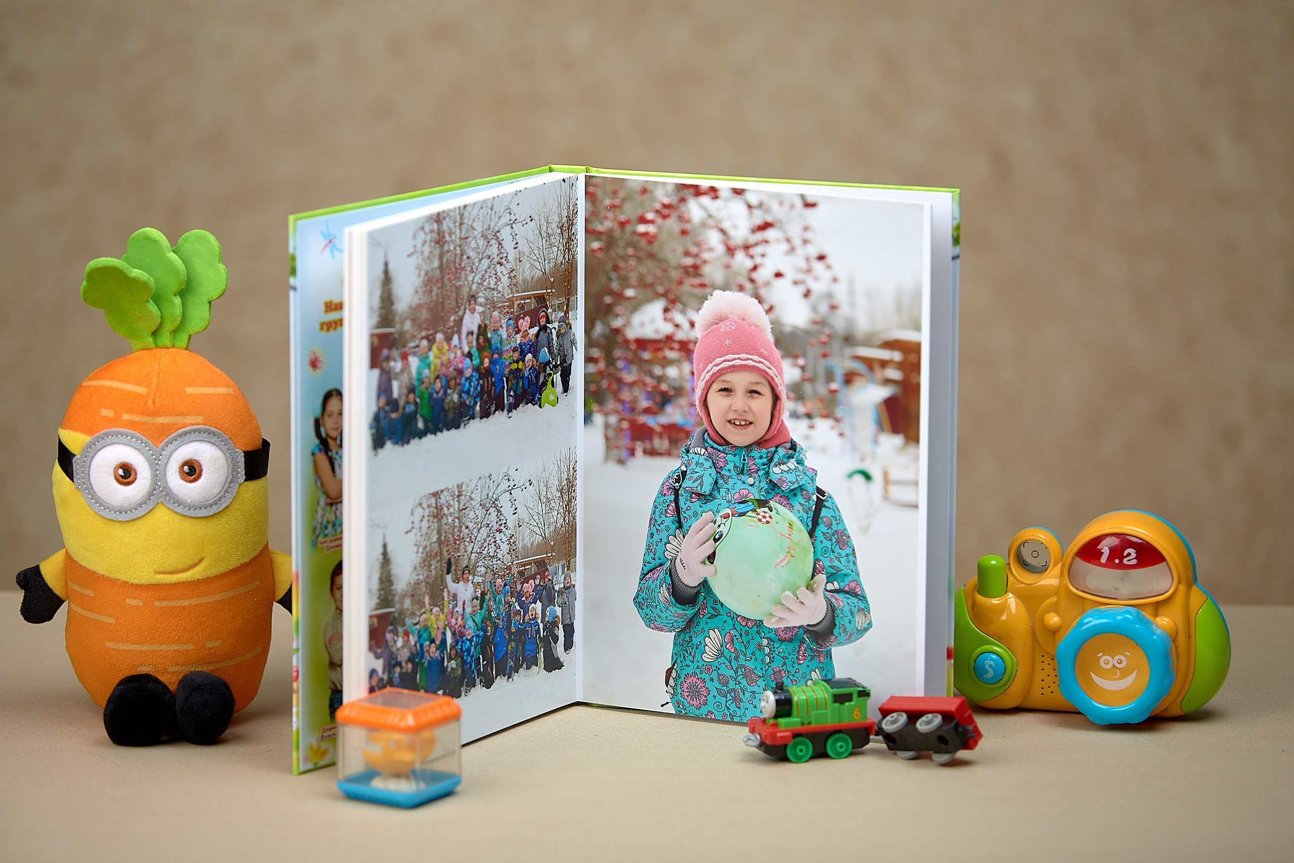 Стильный выпускной альбом для подготовительной группы "Мой садик". Выпускной альбом Новосибирск