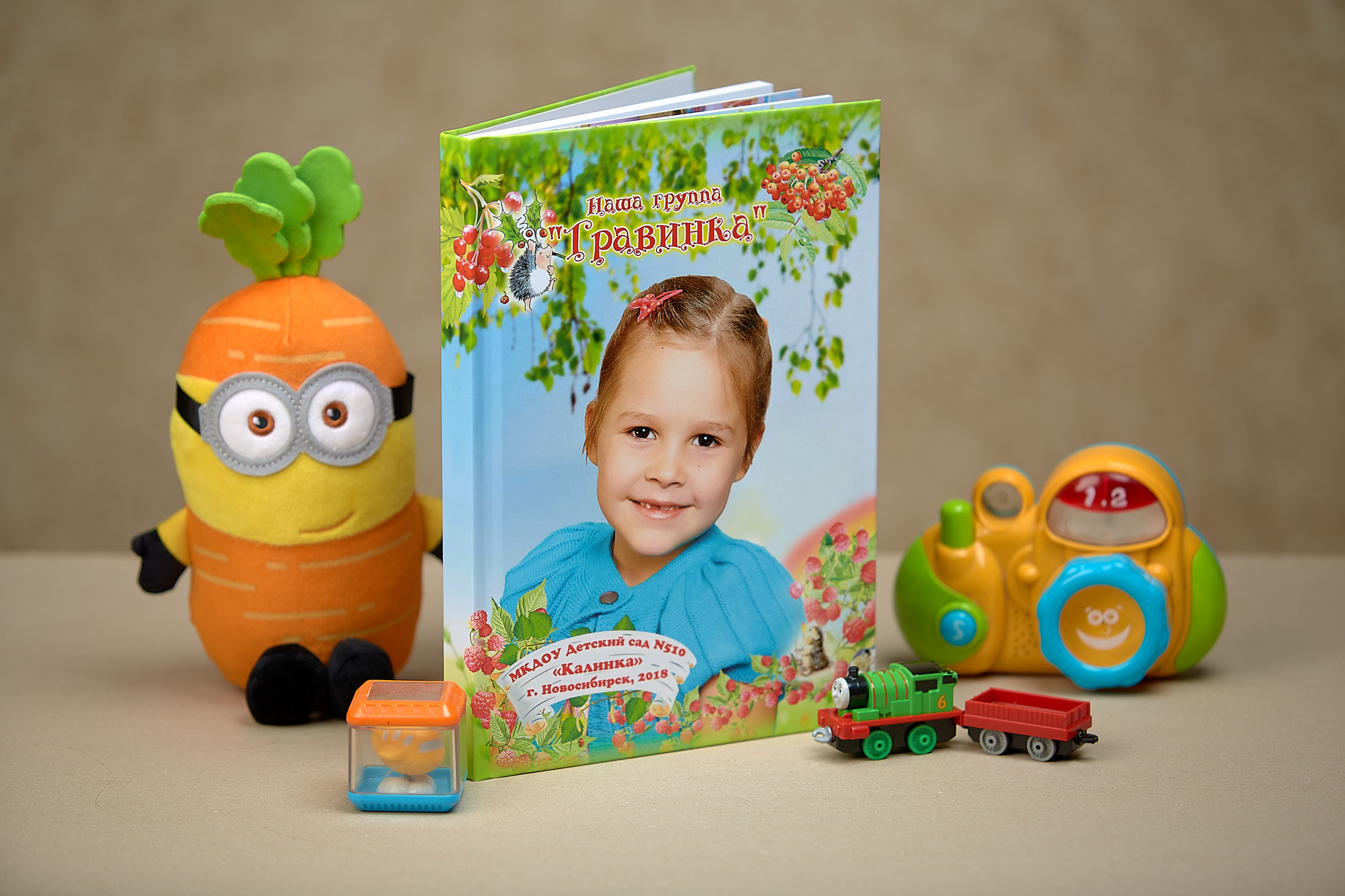 Стильный выпускной альбом для подготовительной группы "Мой садик". Выпускной альбом Новосибирск
