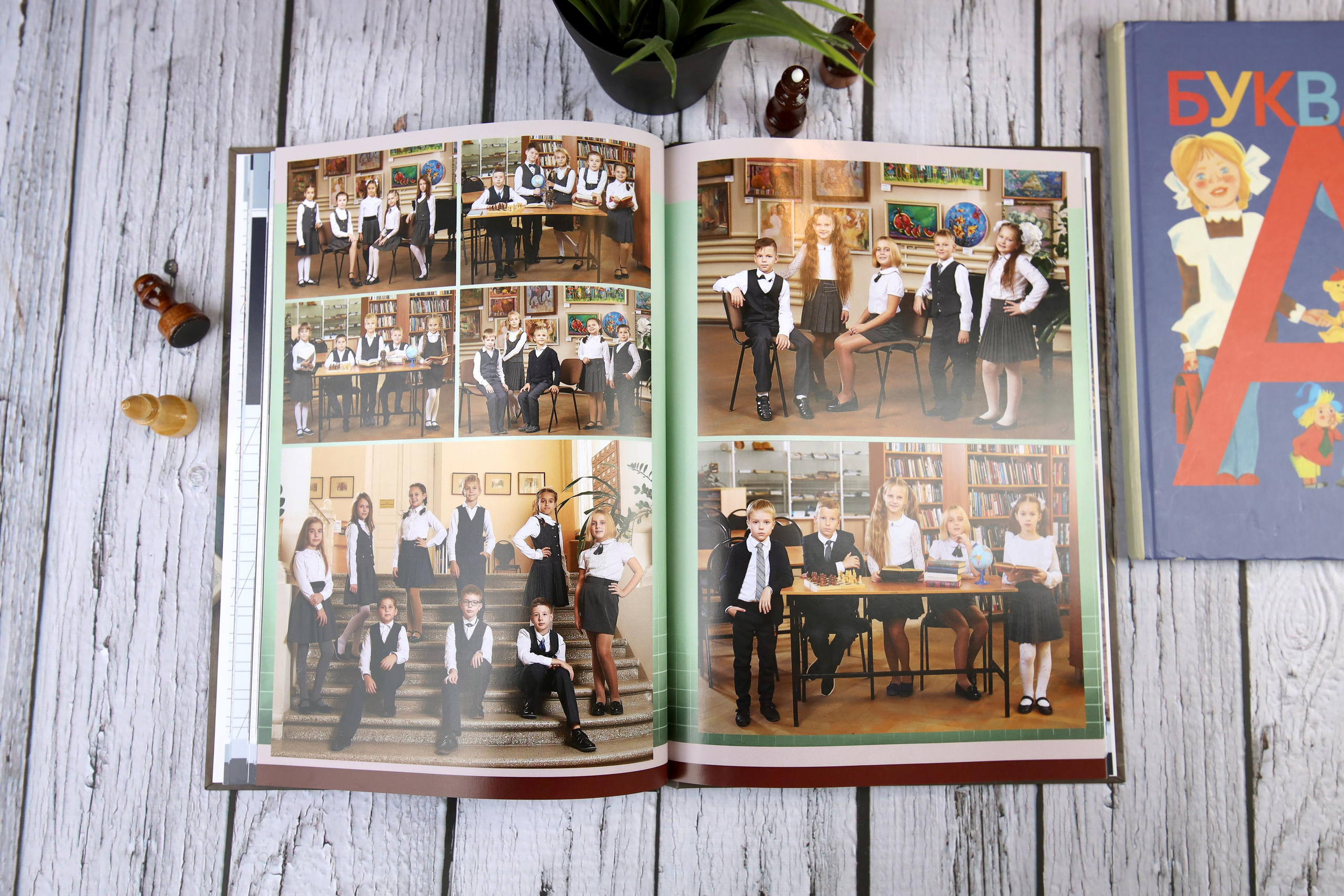 Многолетний альбом для начальной школы с 1 по 4 класс. Выпускной альбом Новосибирск