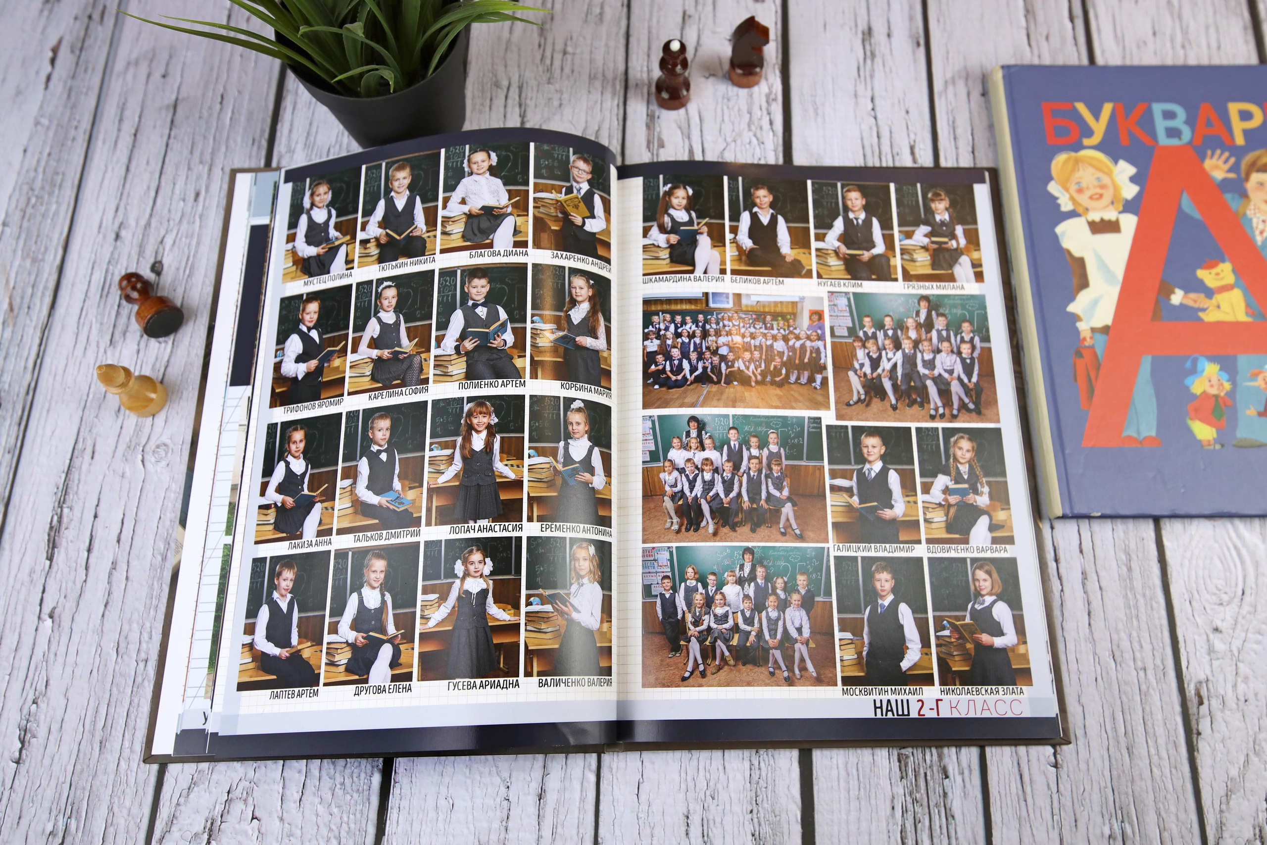 Многолетний альбом для начальной школы с 1 по 4 класс. Выпускной альбом Новосибирск