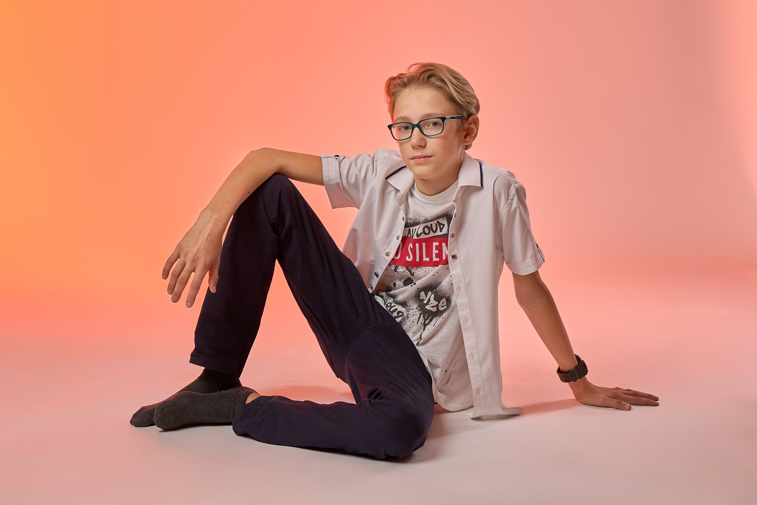 Первая студийная съемка для ребят из модельного агентства IMADE в Сыкт. Фотограф Павел Степанов