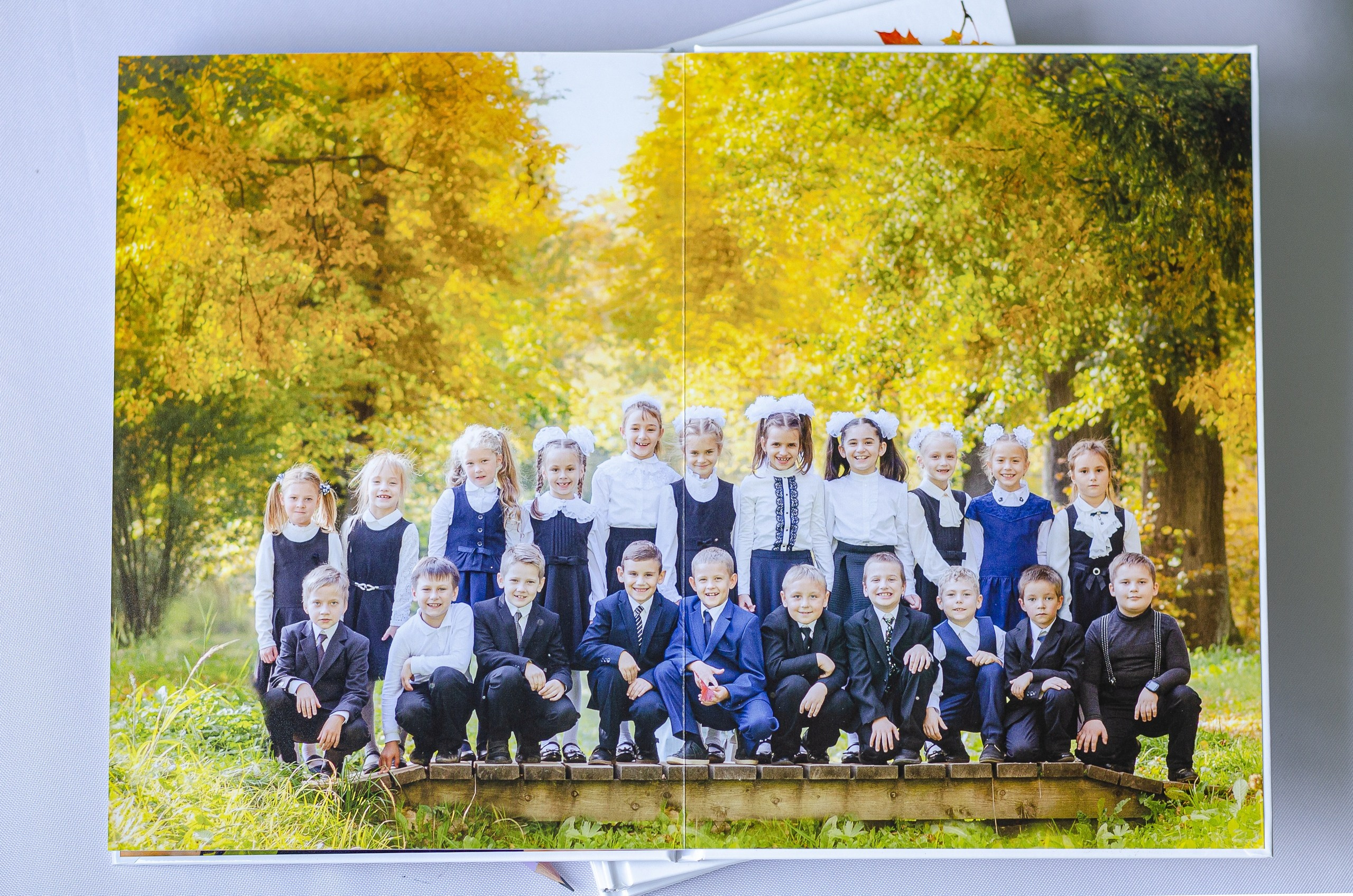 НАЧАЛЬНАЯ ШКОЛА. АЛЬБОМ на 2 РАЗВОРОТА. 2500 руб. Мастерская детской фотографии