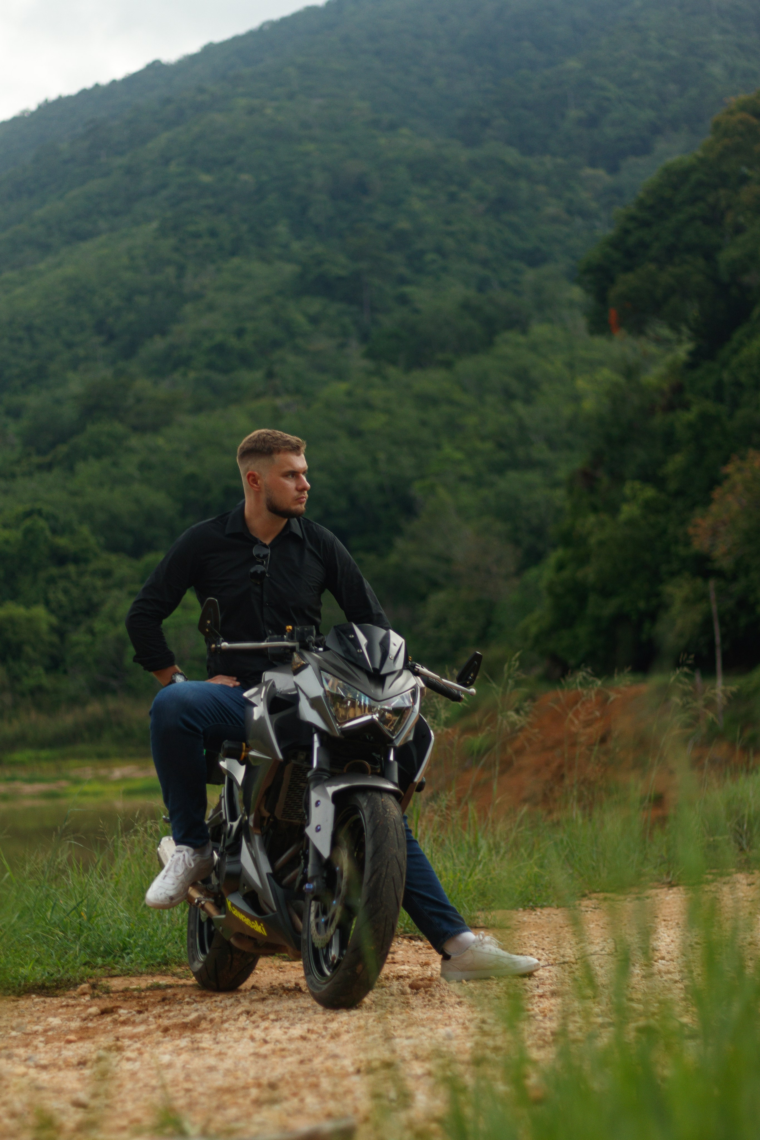 Съёмка с мотоциклом на Пхукете