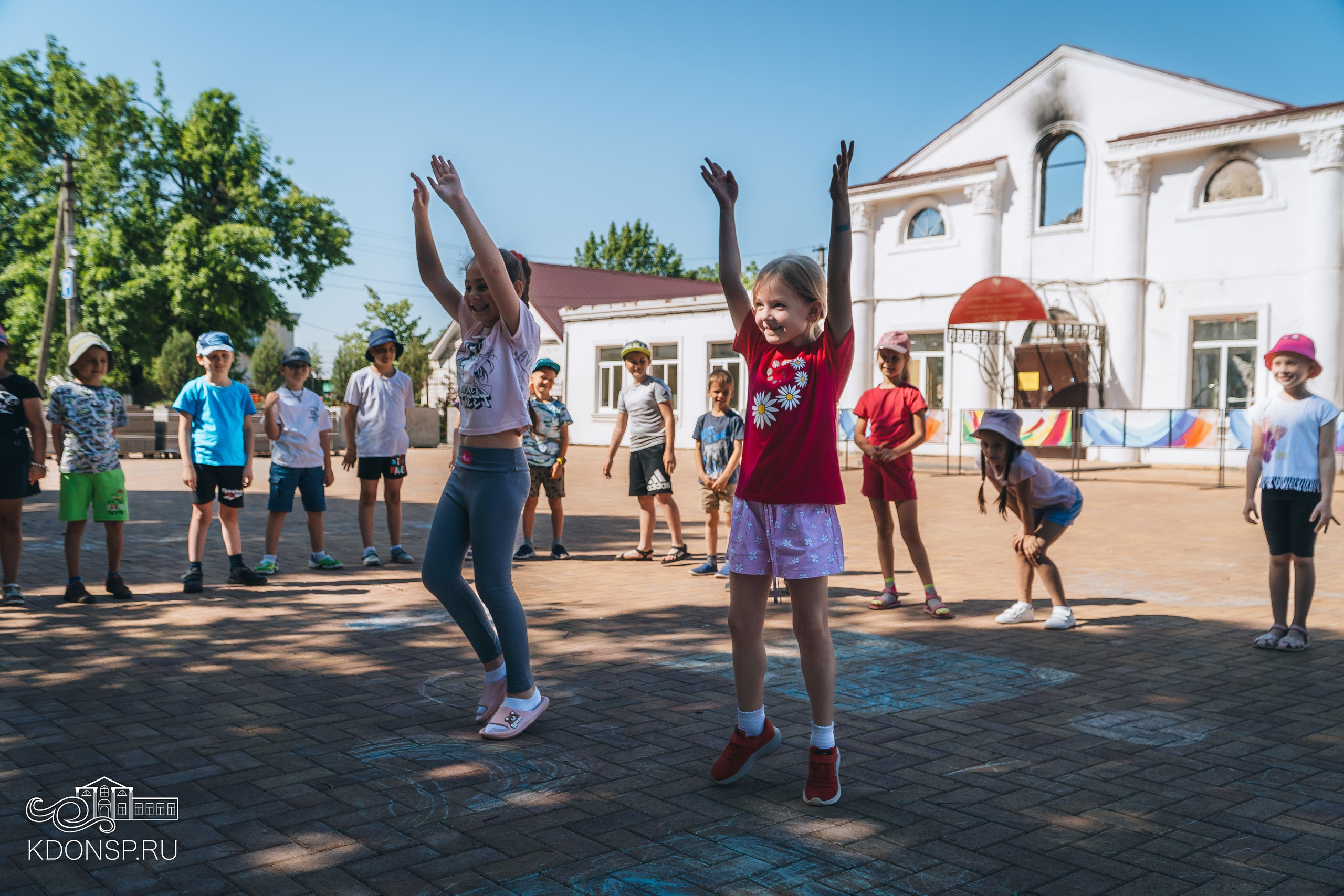 Детская зарядка со спортсменом. Новотитаровский Дом культуры