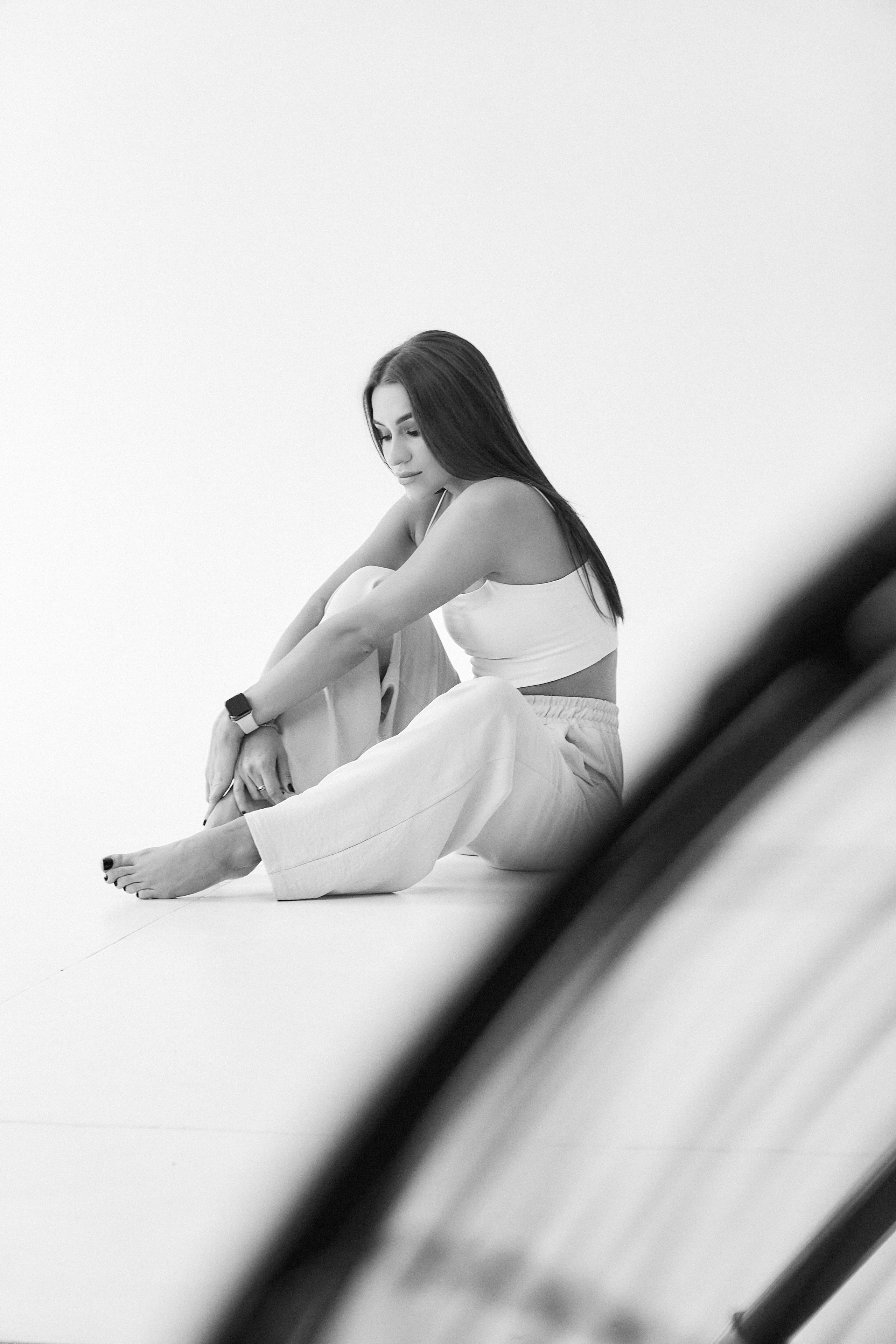 Позы для фотосессии. Красивый портрет девушки Самара