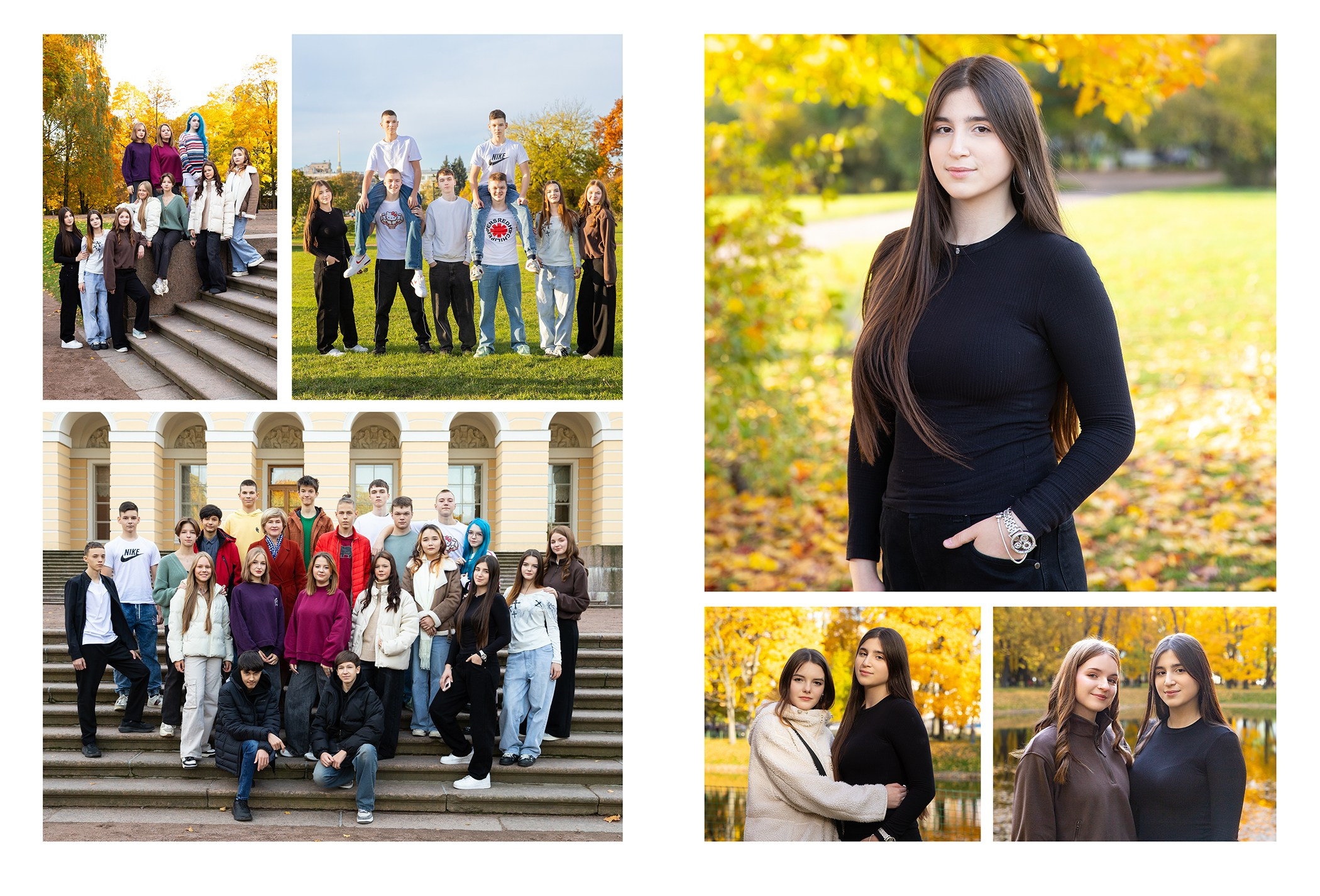 Альбом для старшеклассников с персональной вёрсткой. ВЫПУСКНЫЕ АЛЬБОМЫ для детского сада и школы Санкт-Петербург и Лен. область