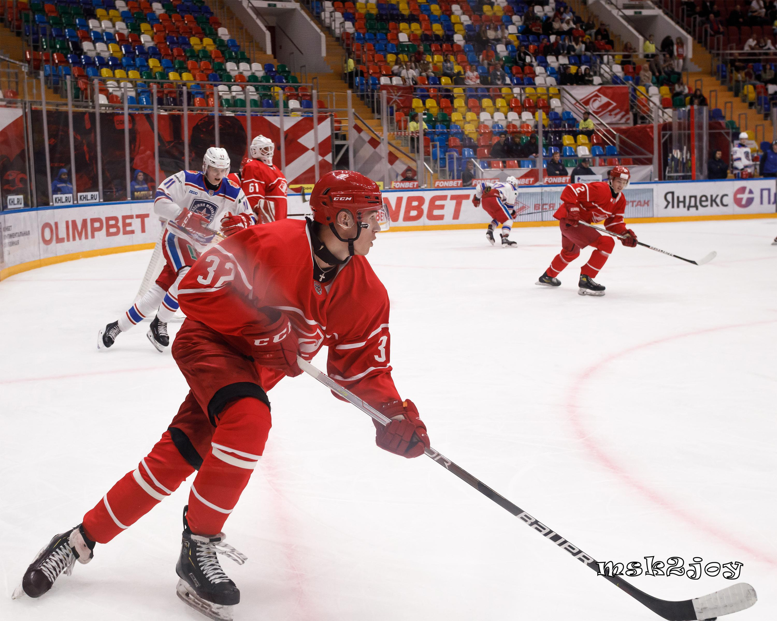 Фоторепортаж. МХЛ. МХК Спартак — Академия Михайлова. Михаил Тоцкий портретный и репортажный фотограф в Москве