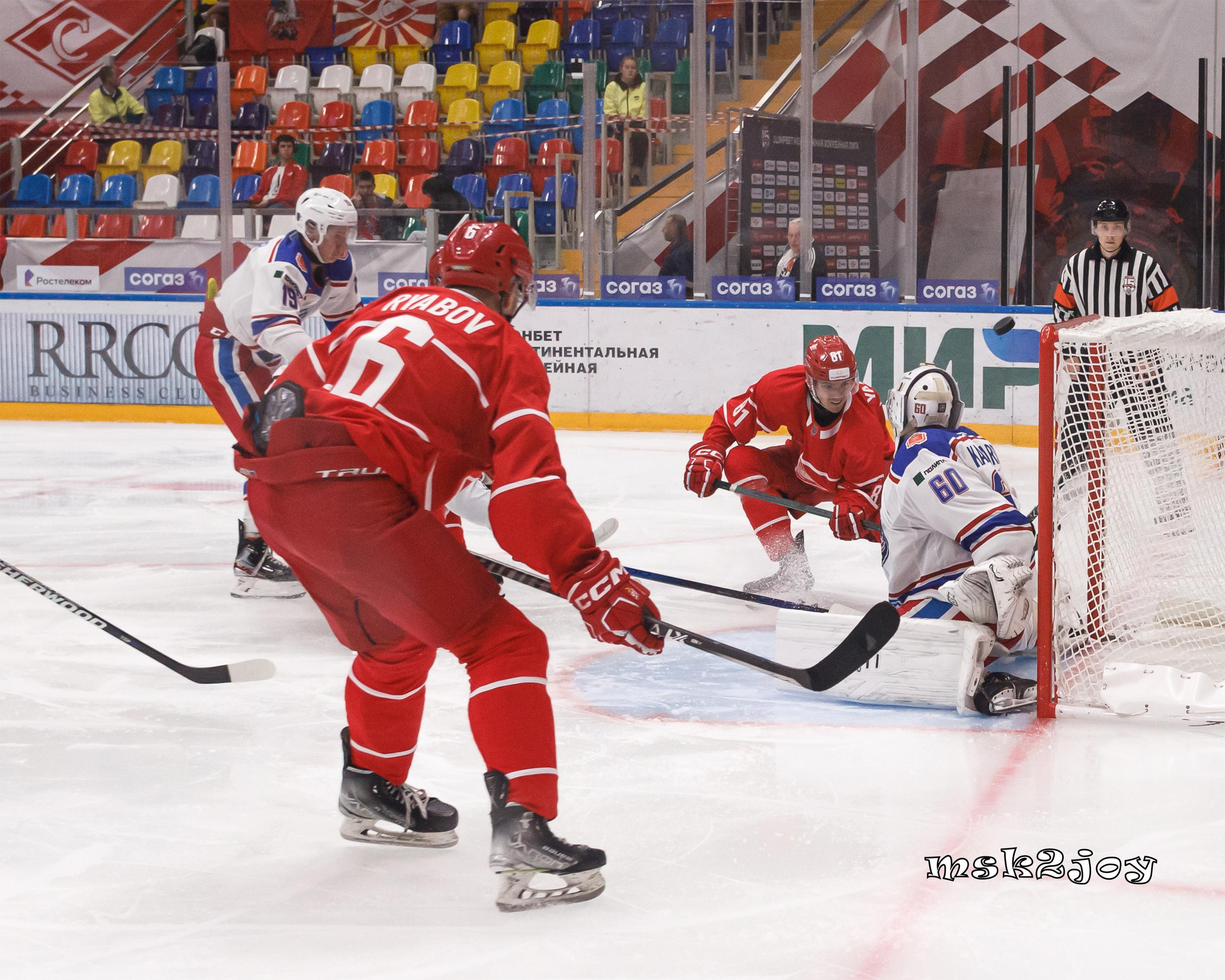 Фоторепортаж. МХЛ. МХК Спартак — Академия Михайлова. Михаил Тоцкий портретный и репортажный фотограф в Москве