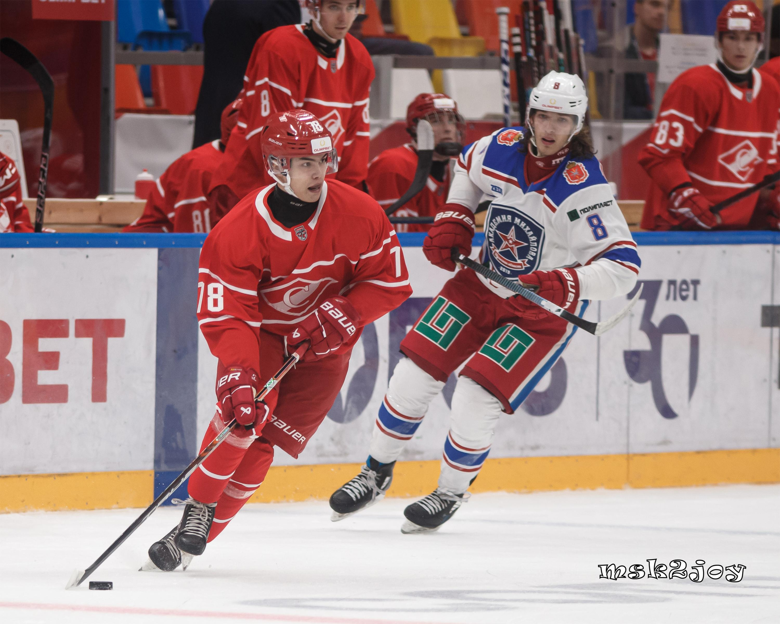 Фоторепортаж. МХЛ. МХК Спартак — Академия Михайлова. Михаил Тоцкий портретный и репортажный фотограф в Москве