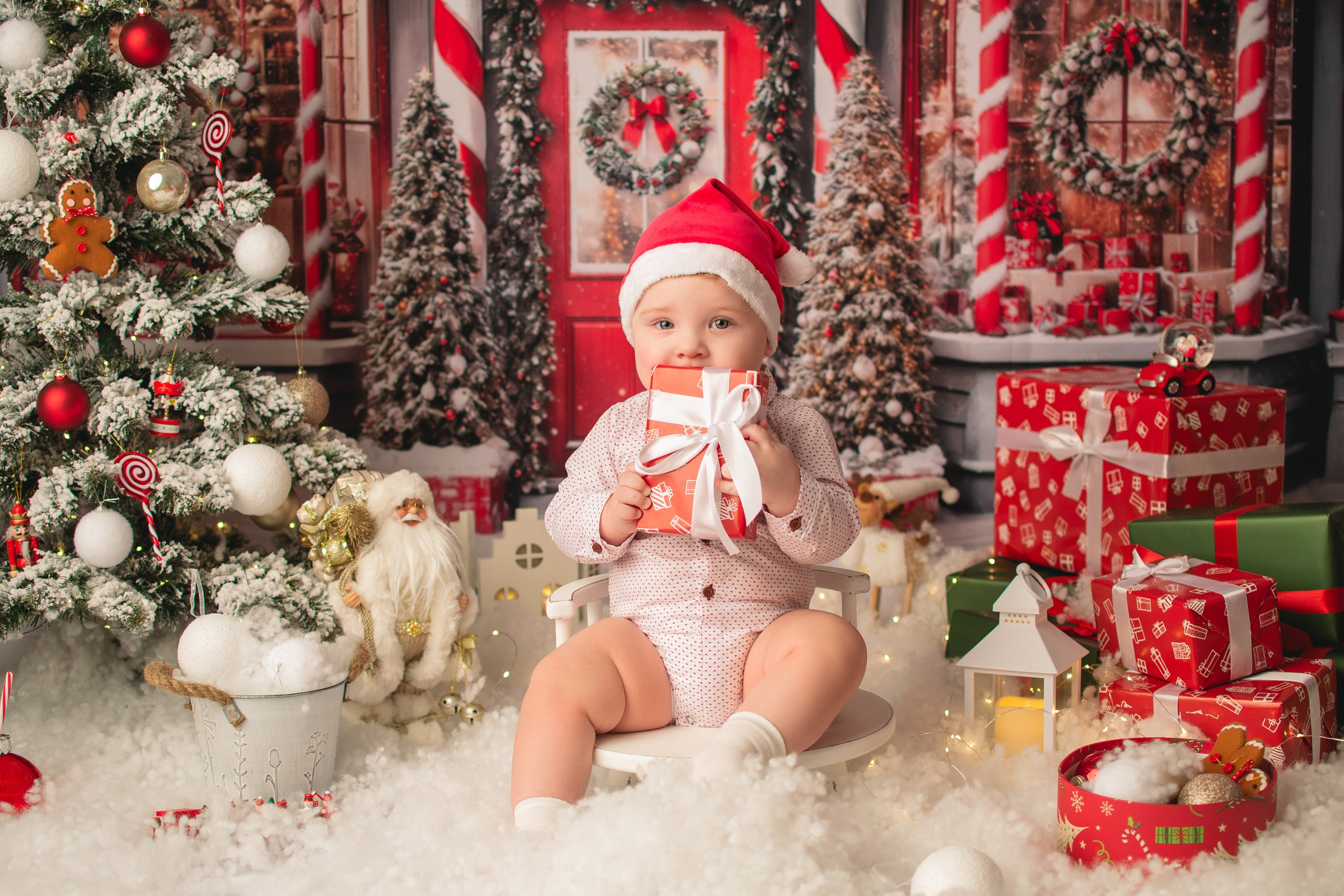 НОВЫЙ ГОД 2025-2026. Фотограф новорождённых в Санкт-Петербурге Наталья Булгакова