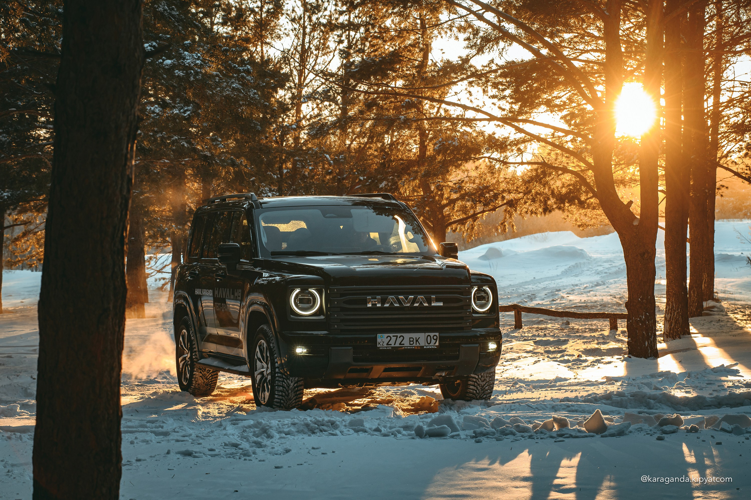 Зимний заезд на HAVAL H9. Кипятком Караганда