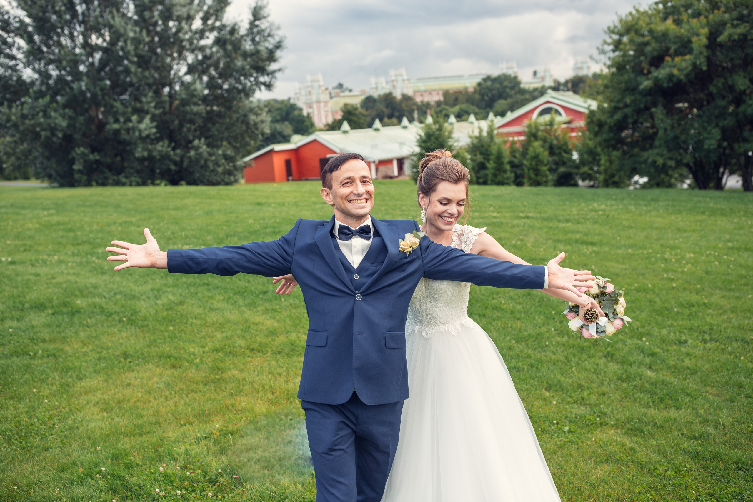 Свадебная прогулка в Царицино. Фотограф — Евгений Свистков