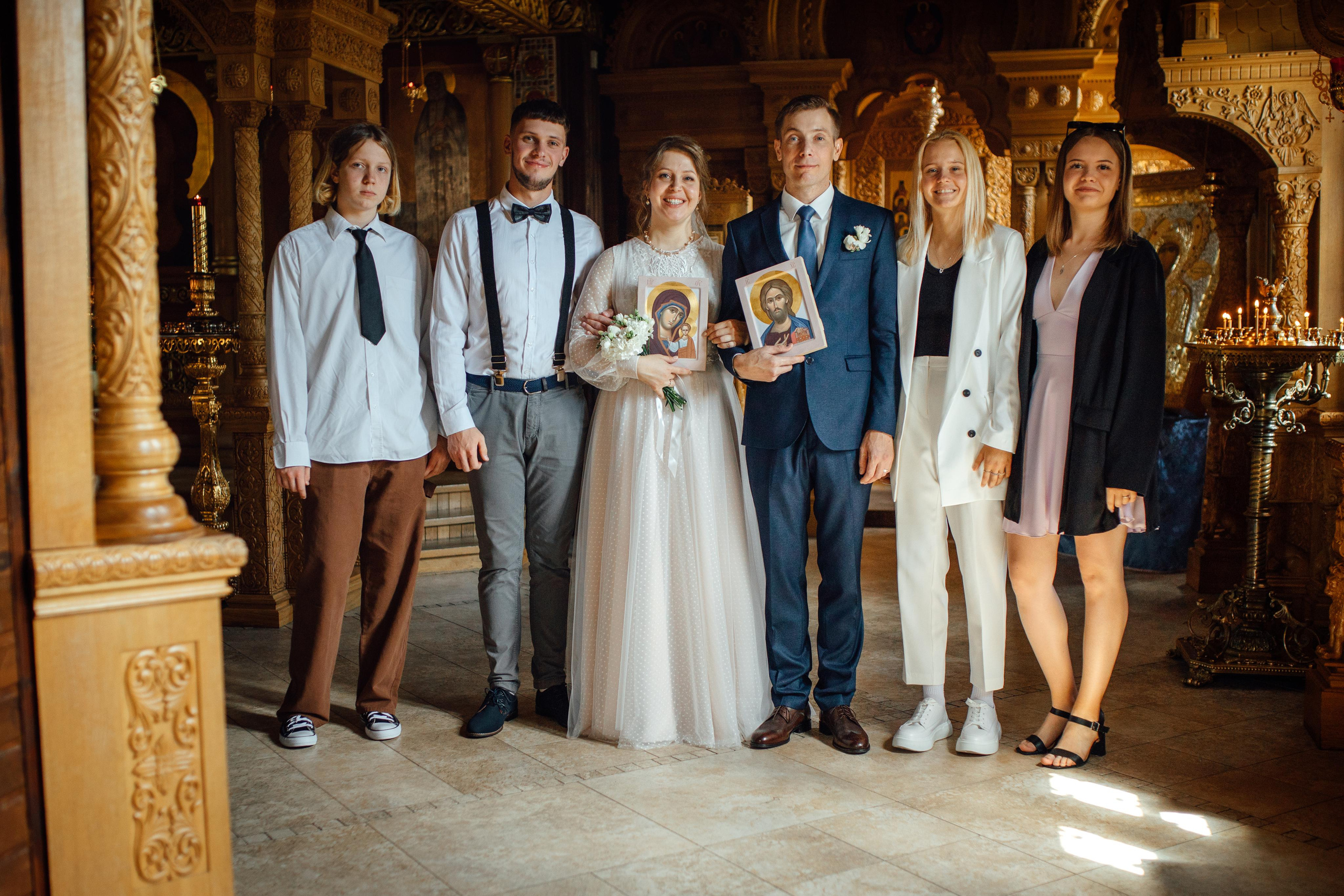 Венчание Сергея и Анны, храм Оптинских Старцев, 21.07.2023