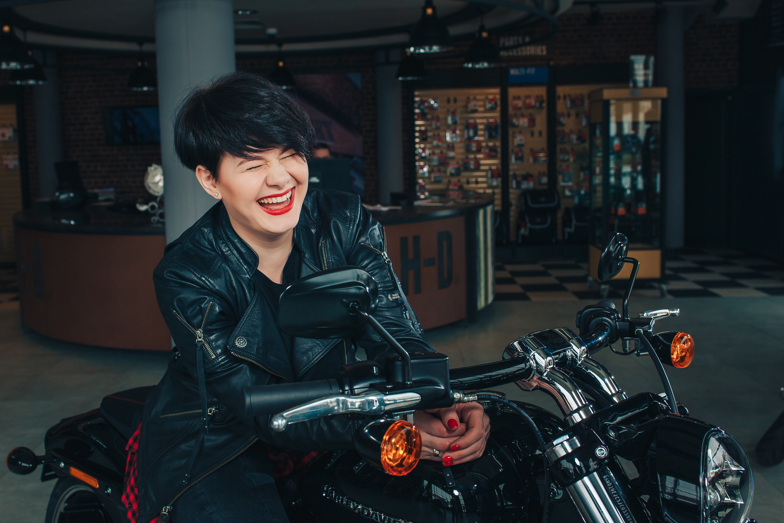 Фотосессия в стиле Harley Davidson. Фотограф Валерий Савиовский