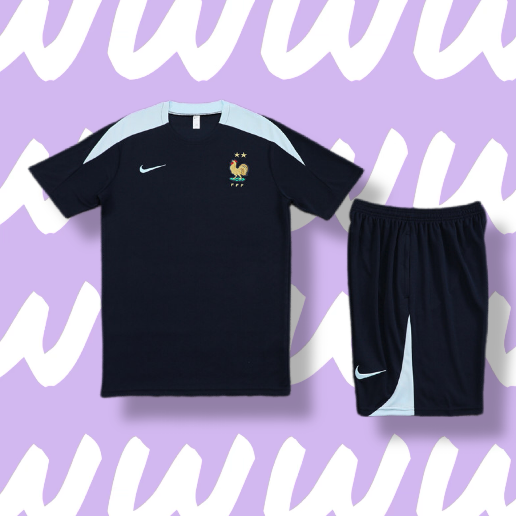 Футболка с шортами сборной Франции 2024-2025 купить. Футбольный магазин — ssw_magazin