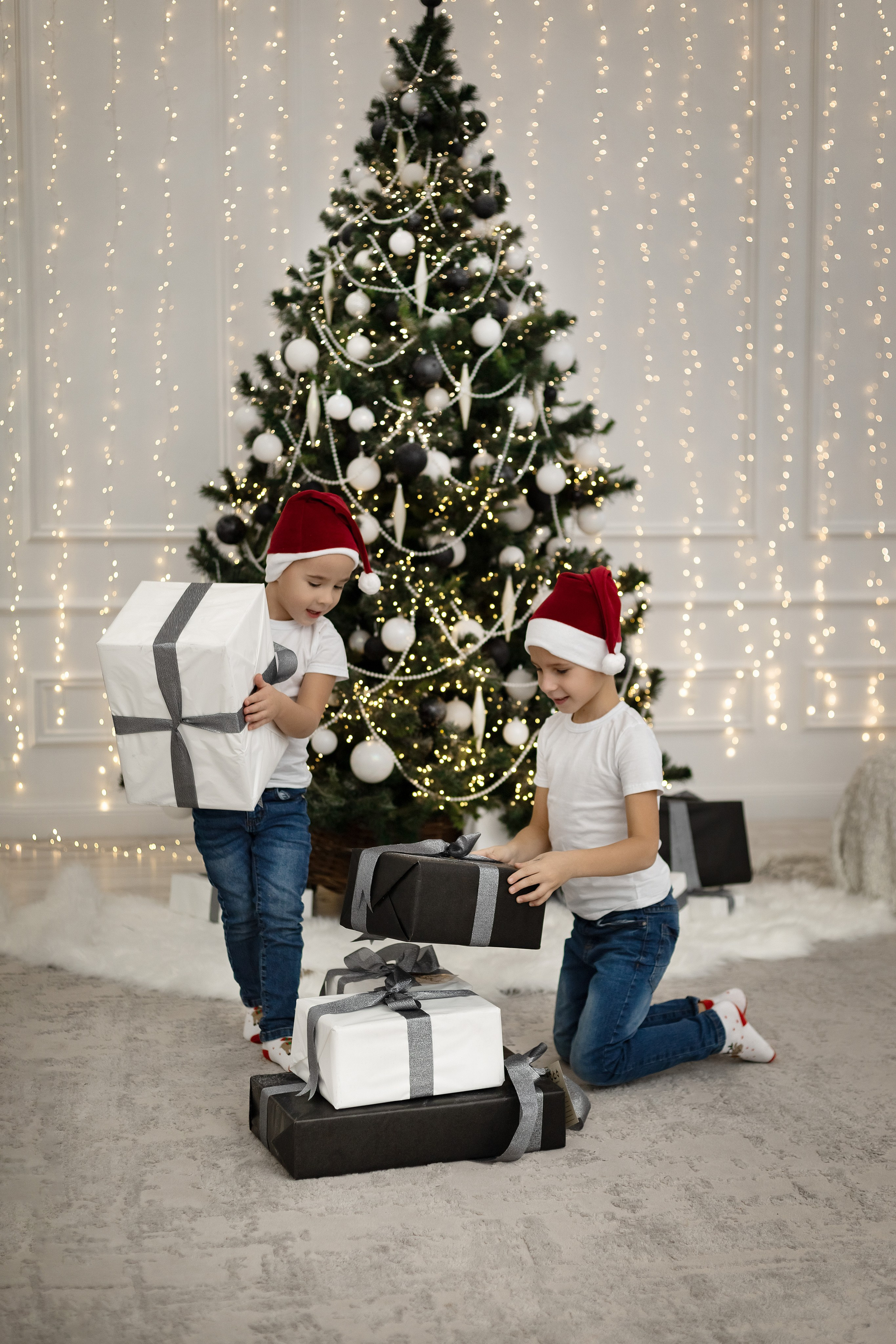 Семейная новогодняя фотосессия