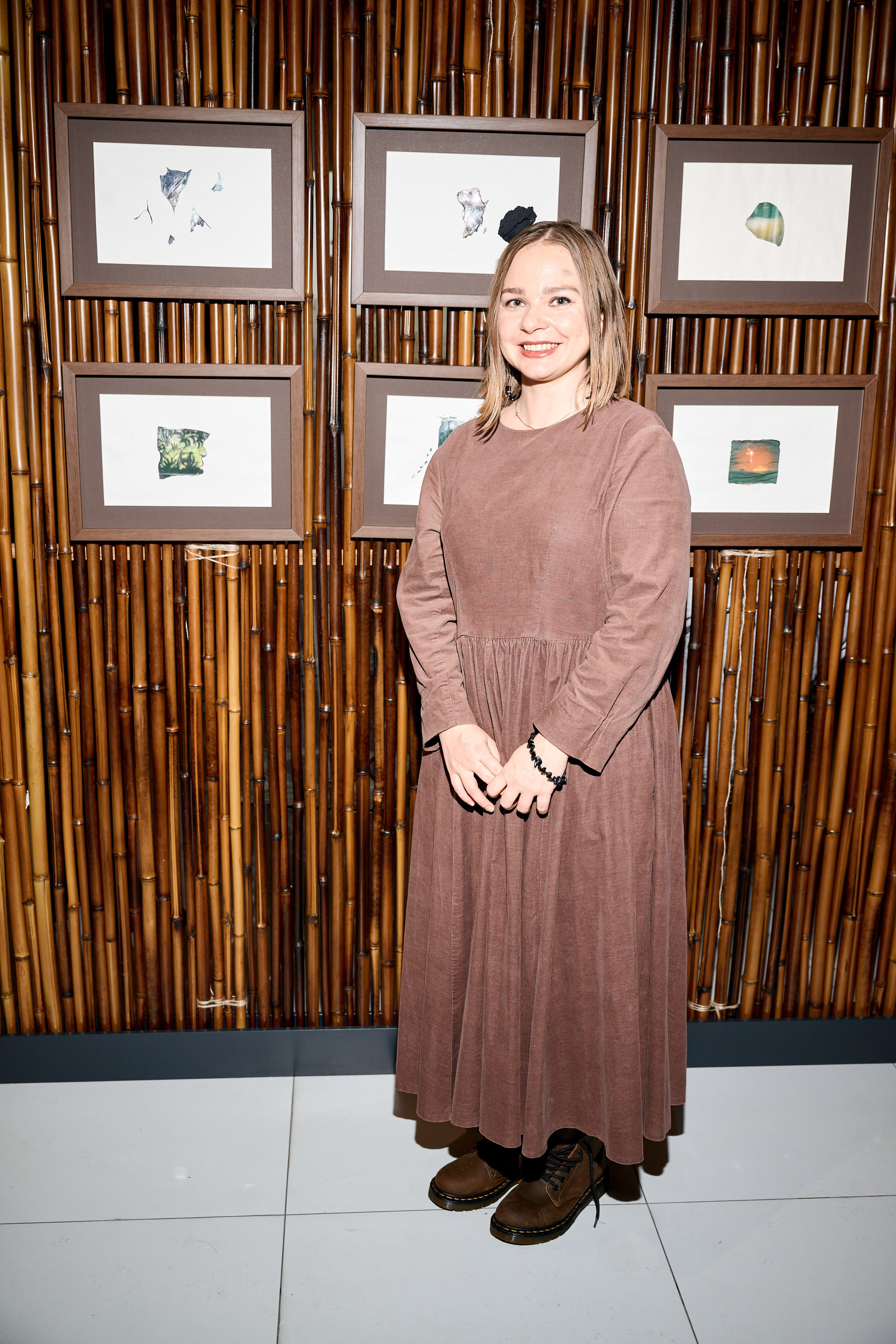 Ольга Михальчук с куратором выставки Марией Дубодел. Ольга Михальчук, художница и фотограф