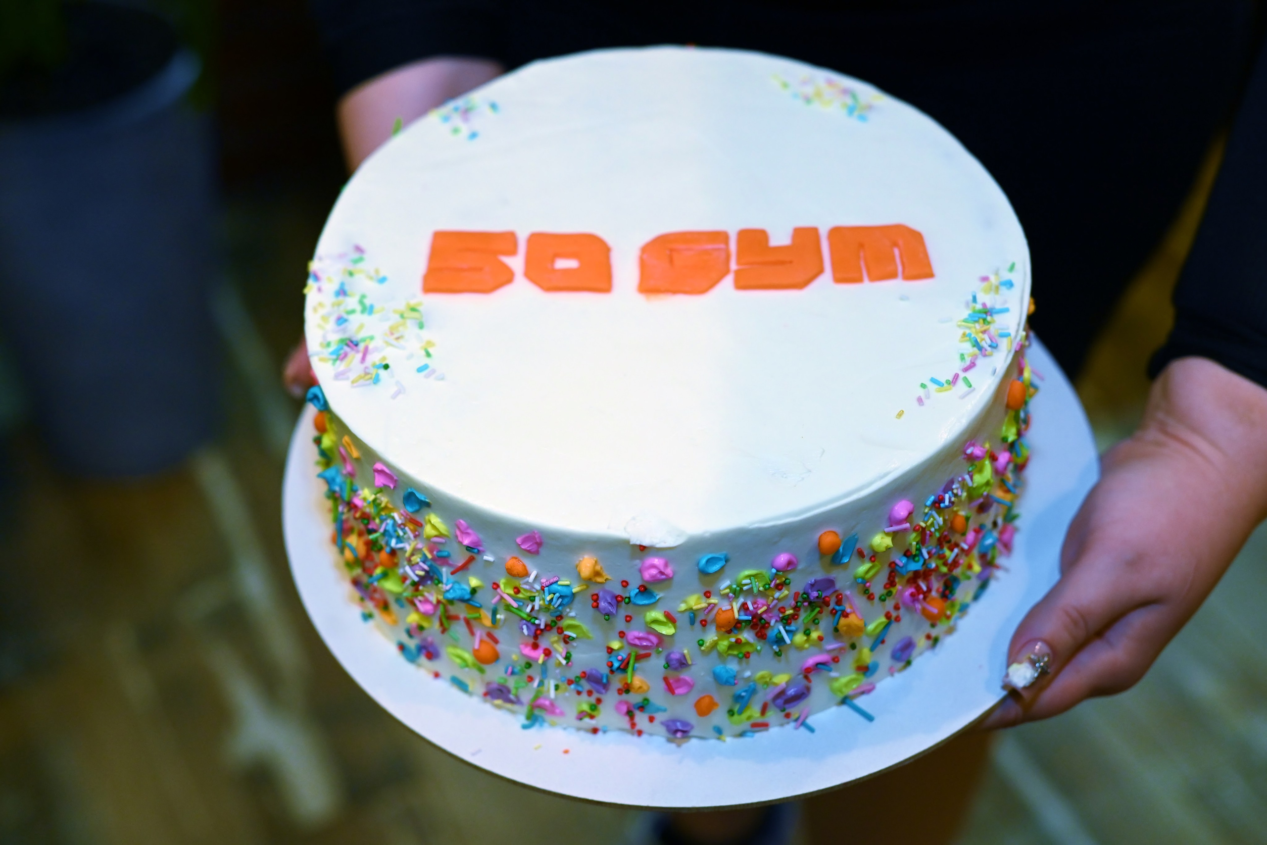 Детский торт в честь Дня Рождения фитнесс-клуба