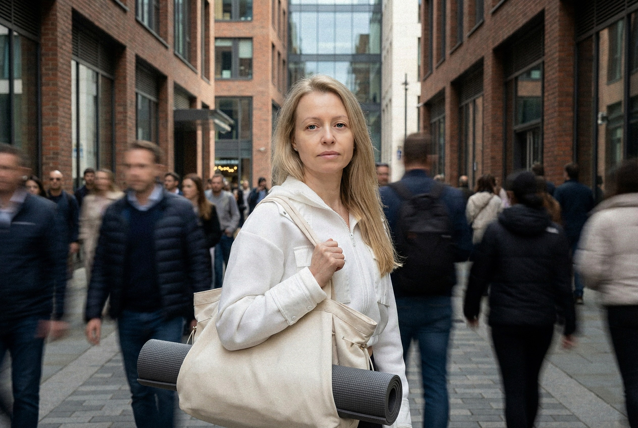 AI-проект: Йога в большом городе. Фотограф Мария Бесштанькина