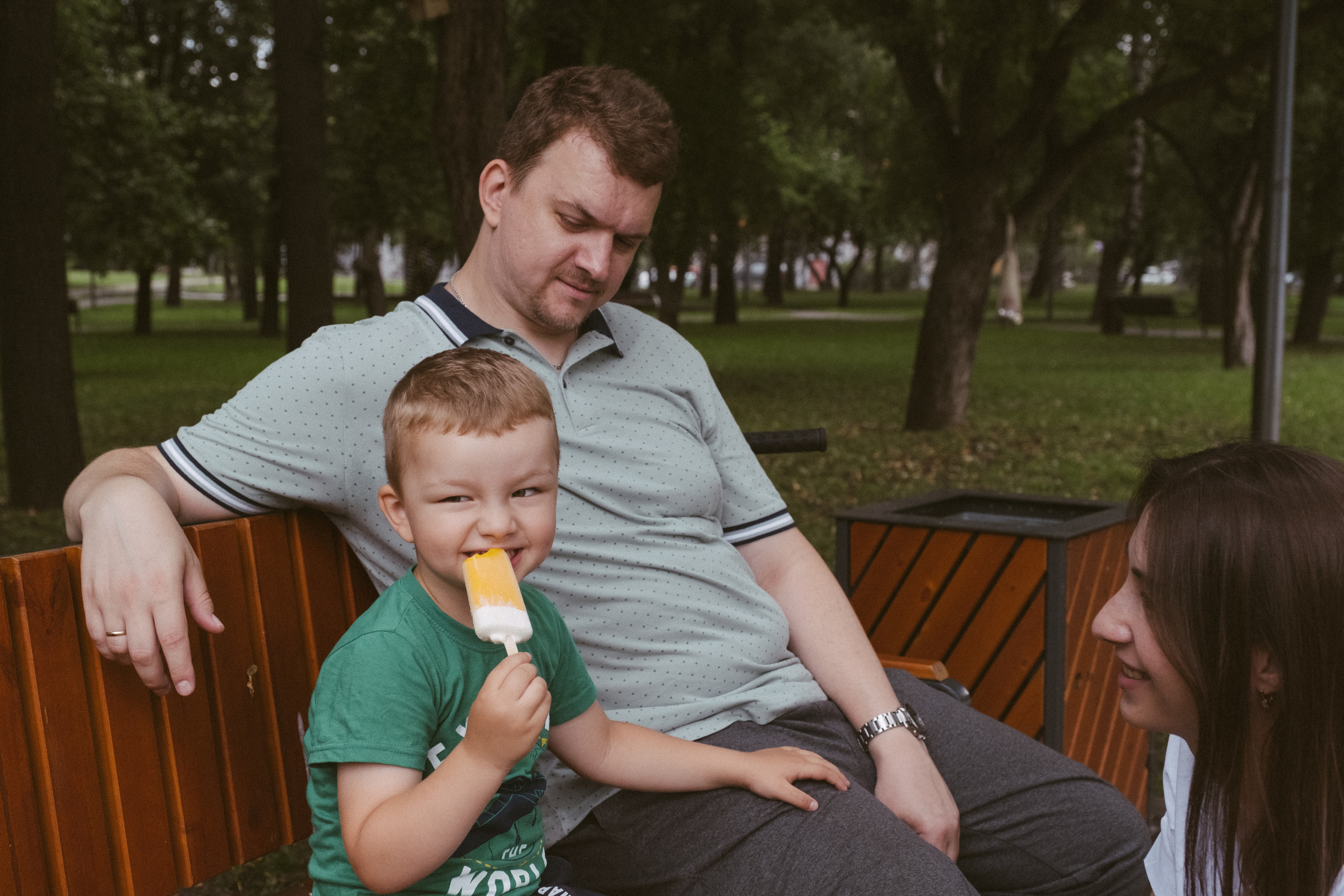 Прогулка в парке — Юля, Стас и Максим. Семейный и детский фотограф в Москве Светлана Потемкина