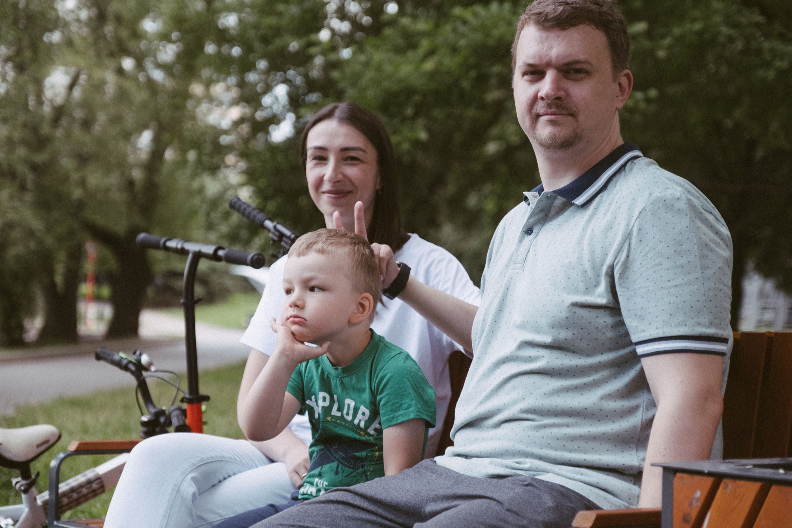 Прогулка в парке — Юля, Стас и Максим. Семейный и детский фотограф в Москве Светлана Потемкина