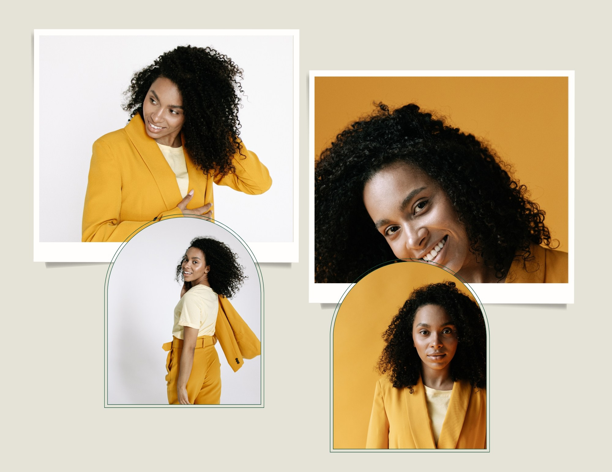 Страницы с яркими финальными образами, подходящими для обложек и кампаний.