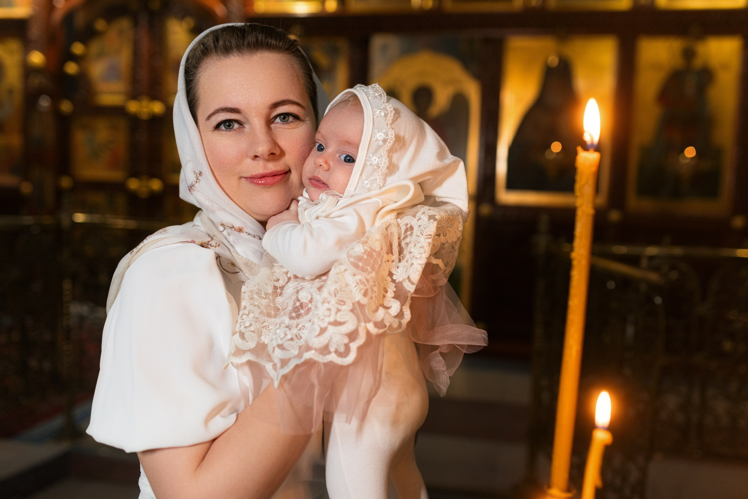 Крещение Алины. Дмитрий Шульгин, портретный фотограф в Воронеже