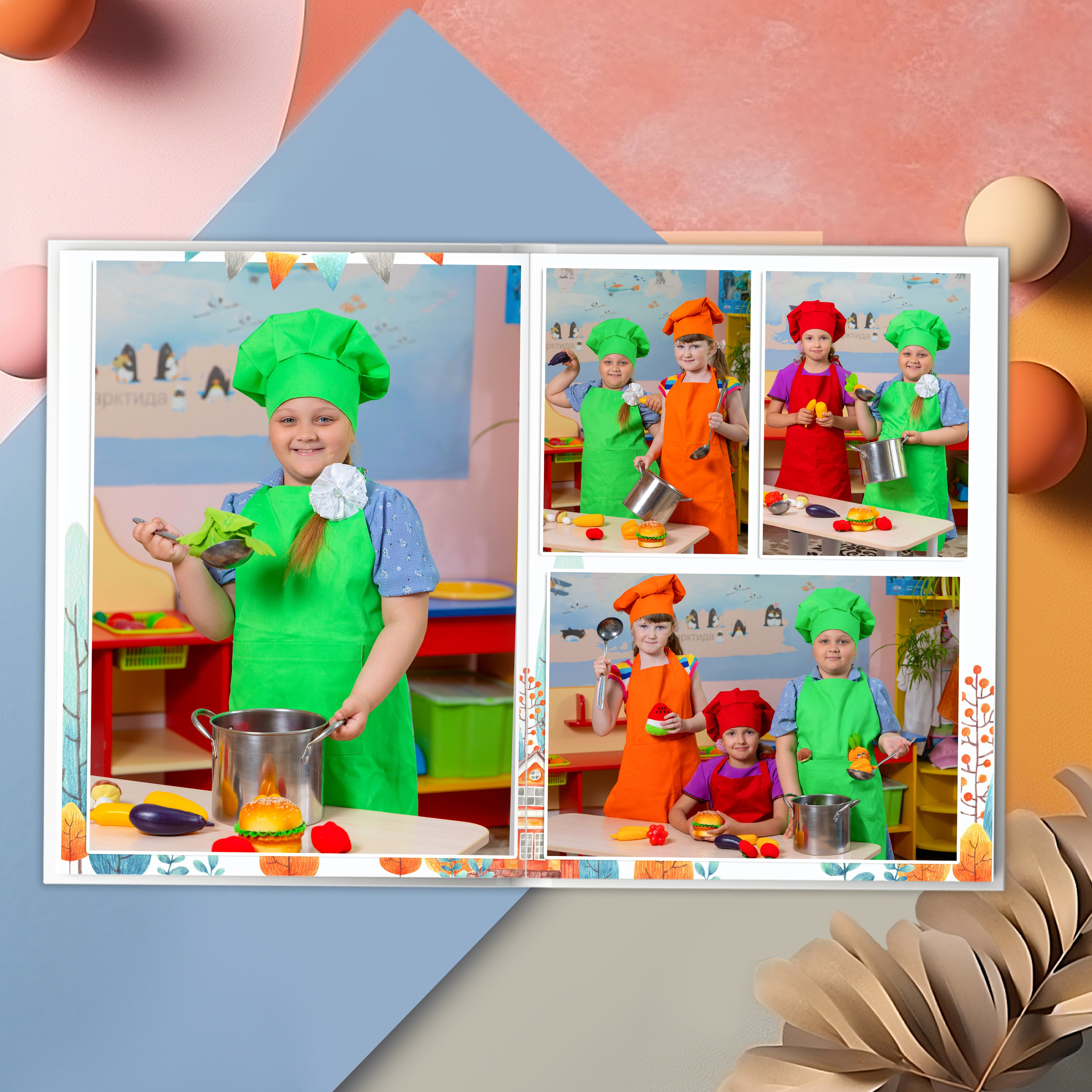 Альбом Макси 3100 (пять разворотов — комбинированный). Выпускные альбомы в Липецк