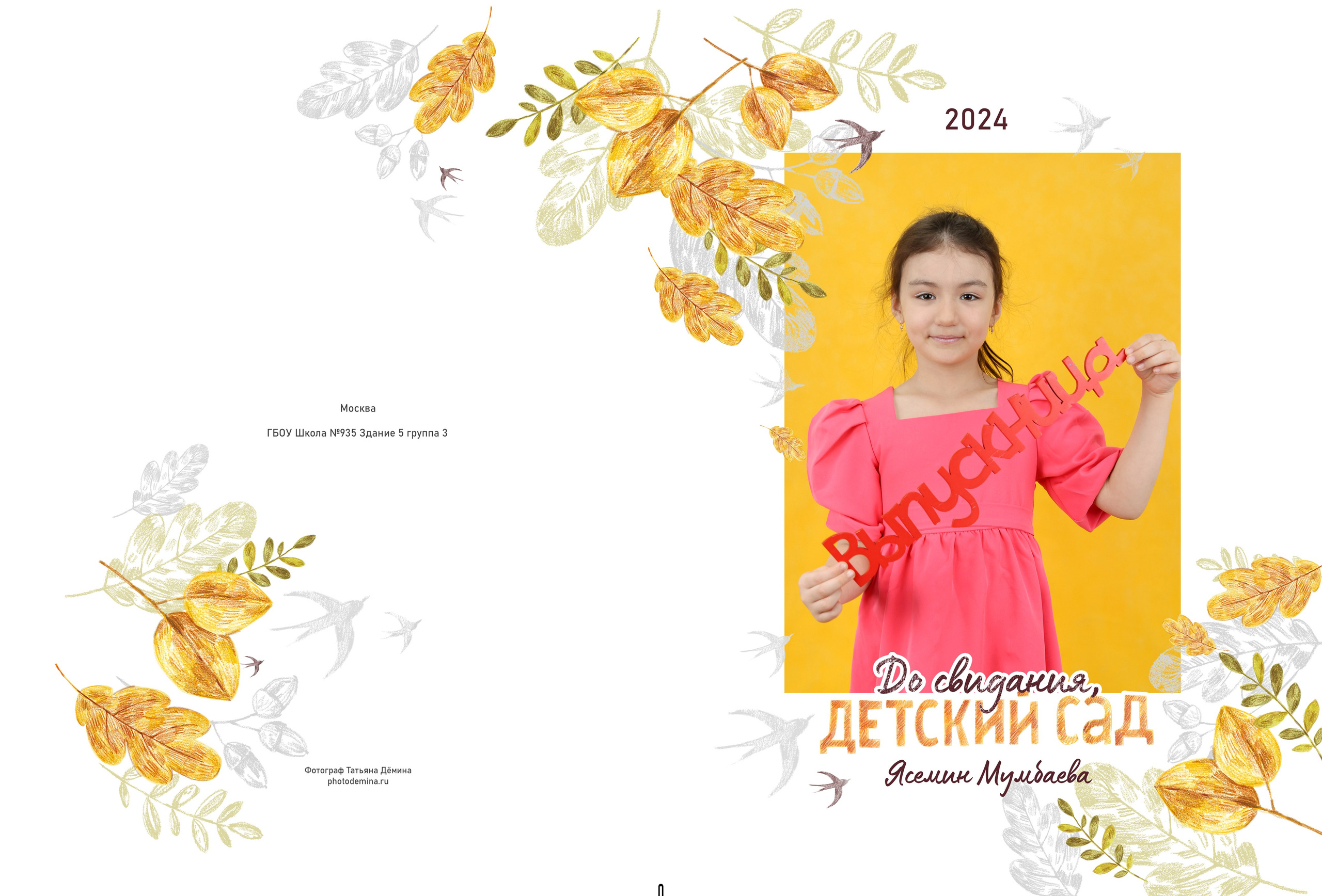 Услуги и Стоимость. Выпускные альбомы, Татьяна Дёмина, Школьный фотограф, Москва