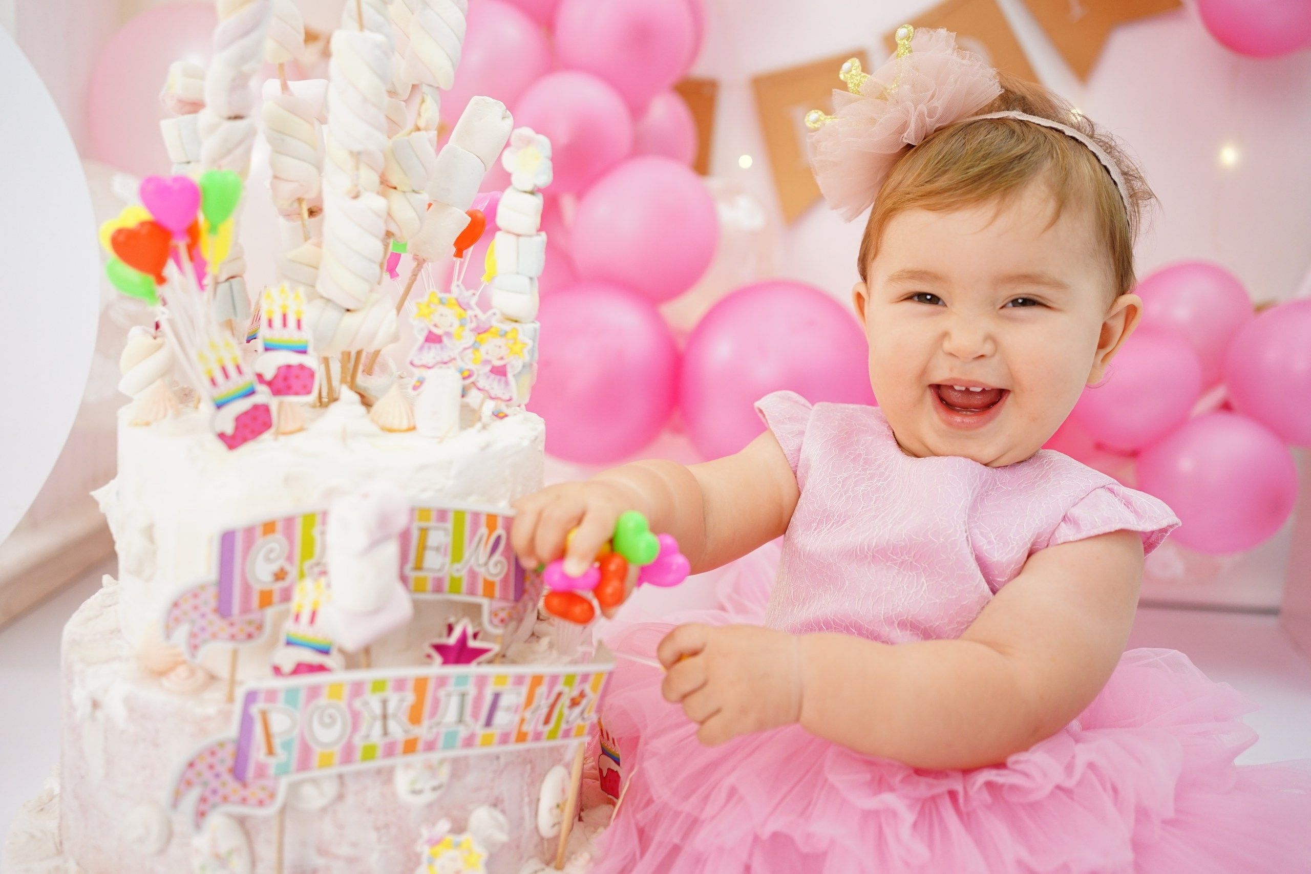 Фотоссесия на Годик для Девочки. Детская Фотостудия ГОДОВАСИКИ в Санкт-Петербурге фотосесия на годик