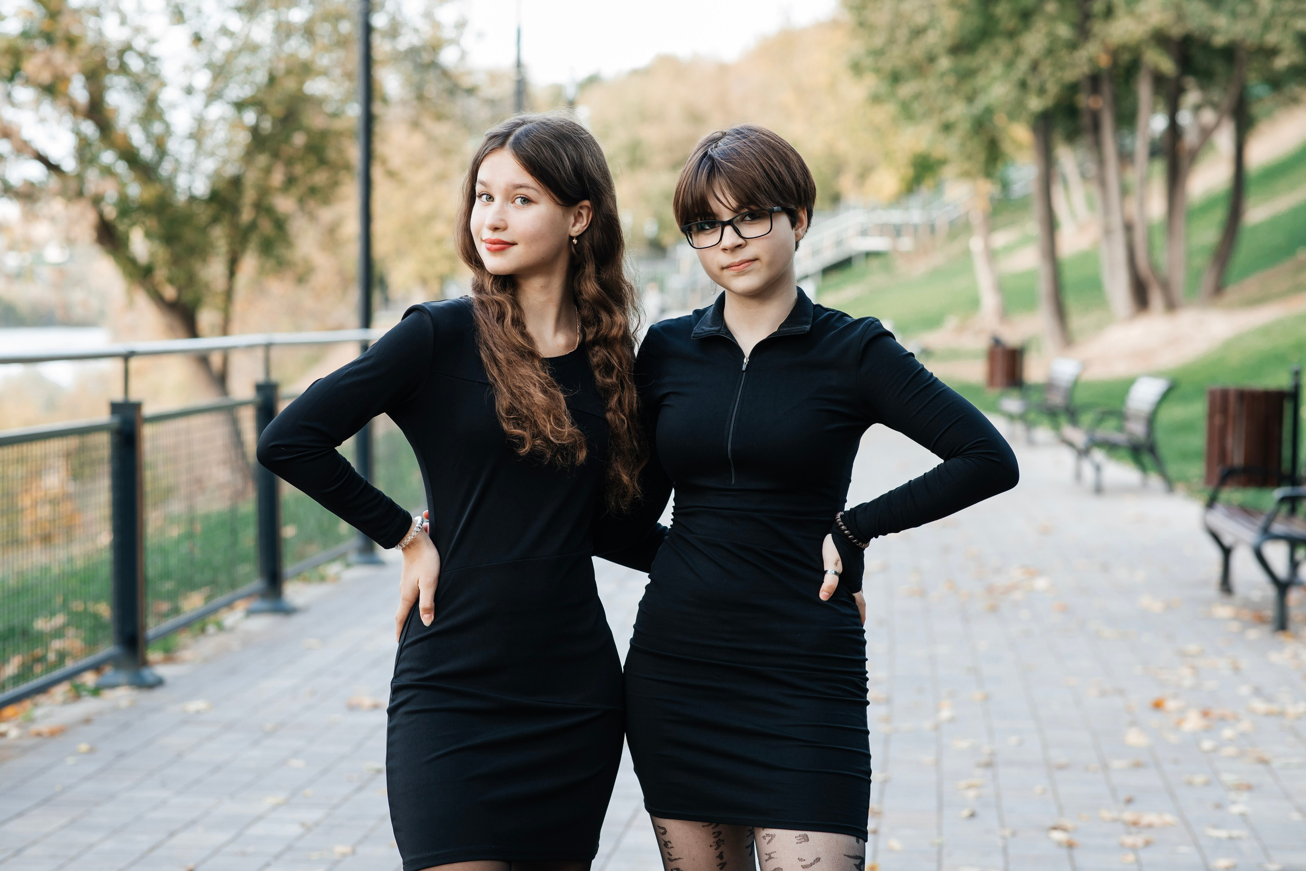 Фотосессия для выпускного альбома в парке Им. Талалихина. Выпускные альбомы в Подольске Москве и МО